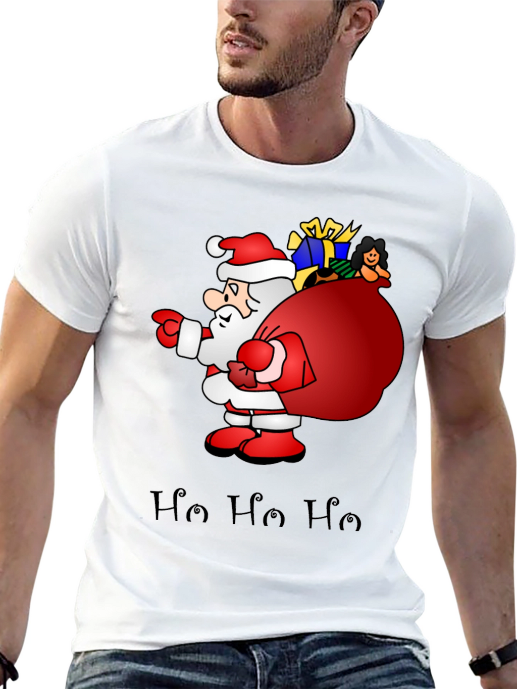 Santas Hawaiian Holiday T-Shirt