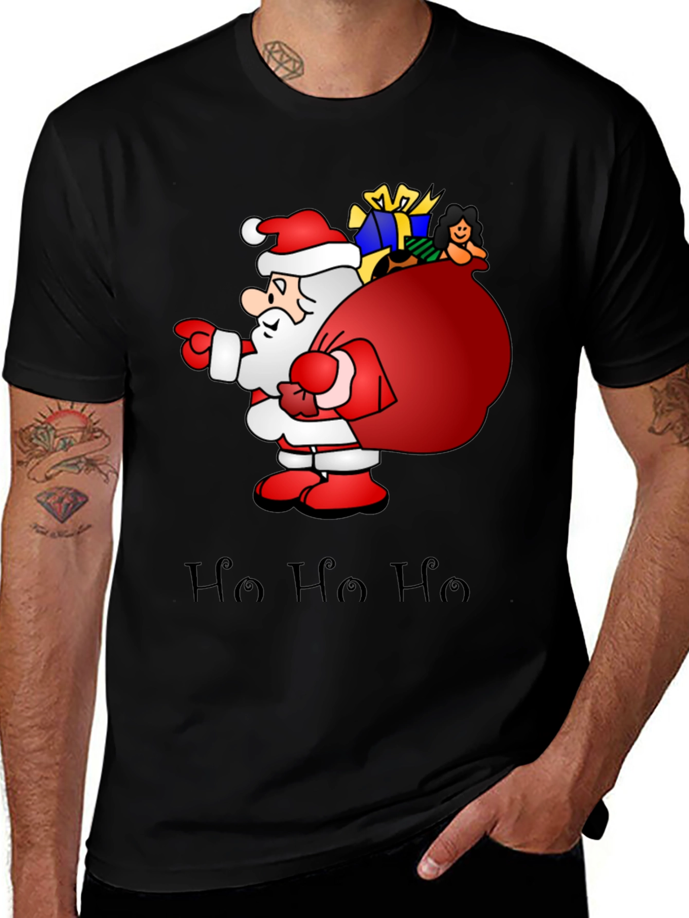 Santas Hawaiian Holiday T-Shirt