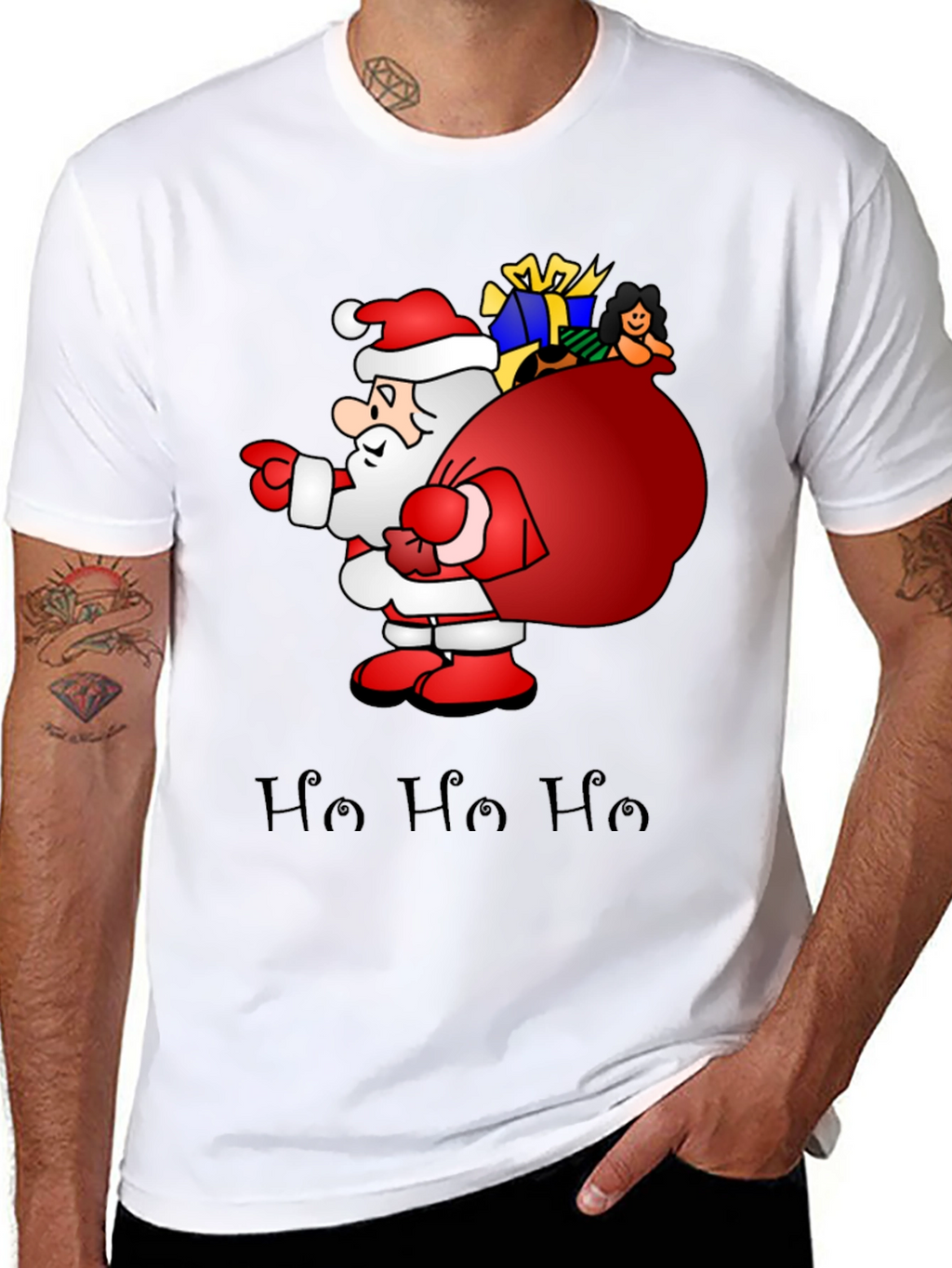 Santas Hawaiian Holiday T-Shirt