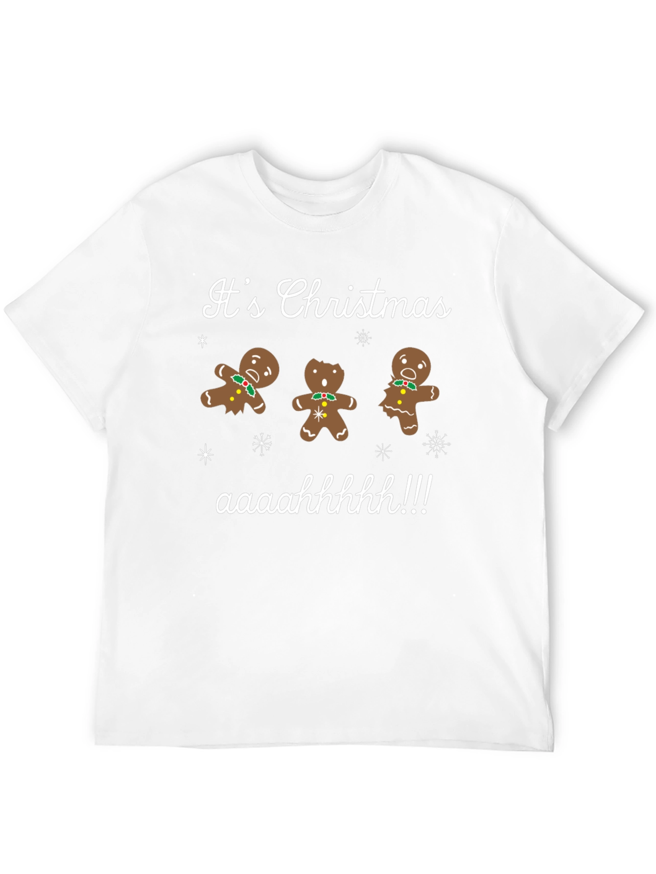 Its Christmas Gingerbread Men T-Shirt