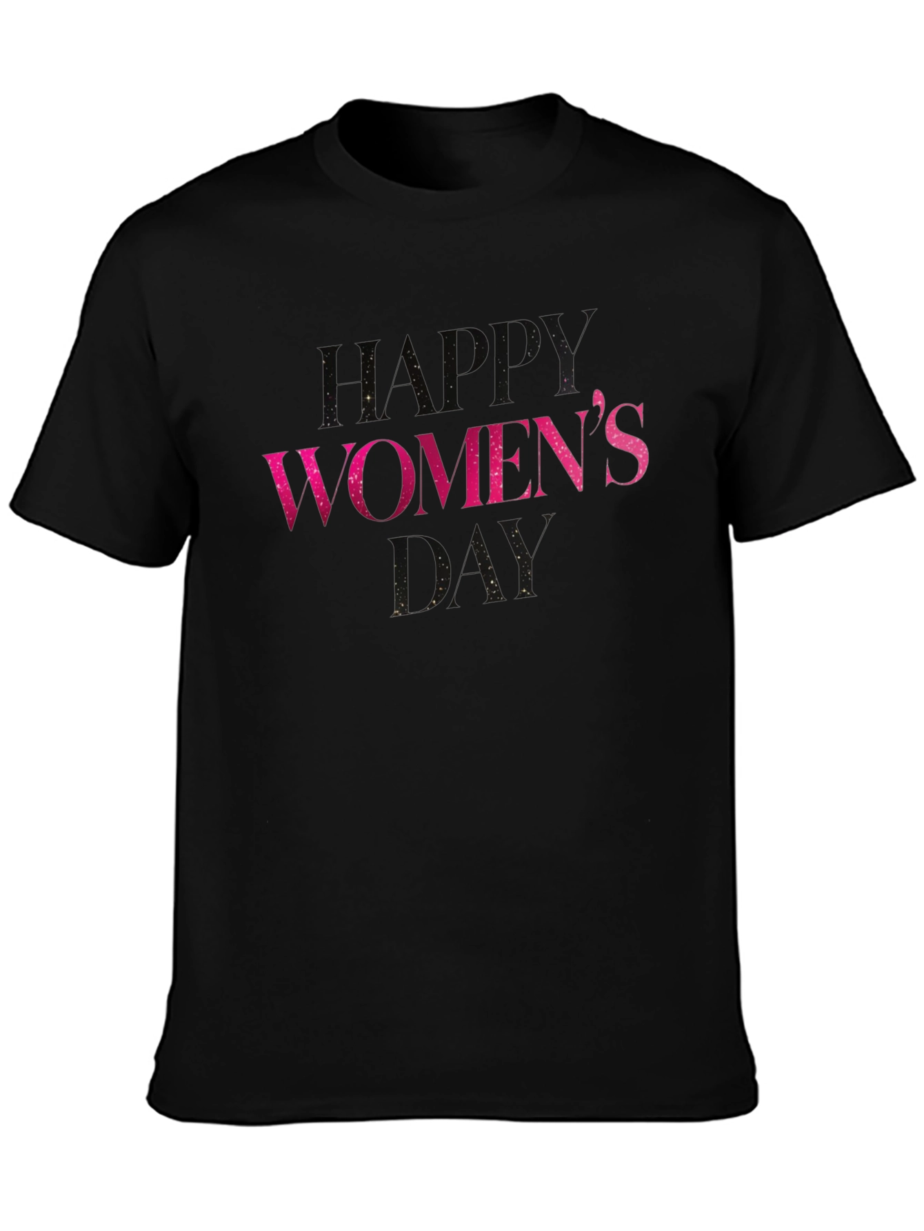 Happy Womens Day T-Shirt - Sparkle Design