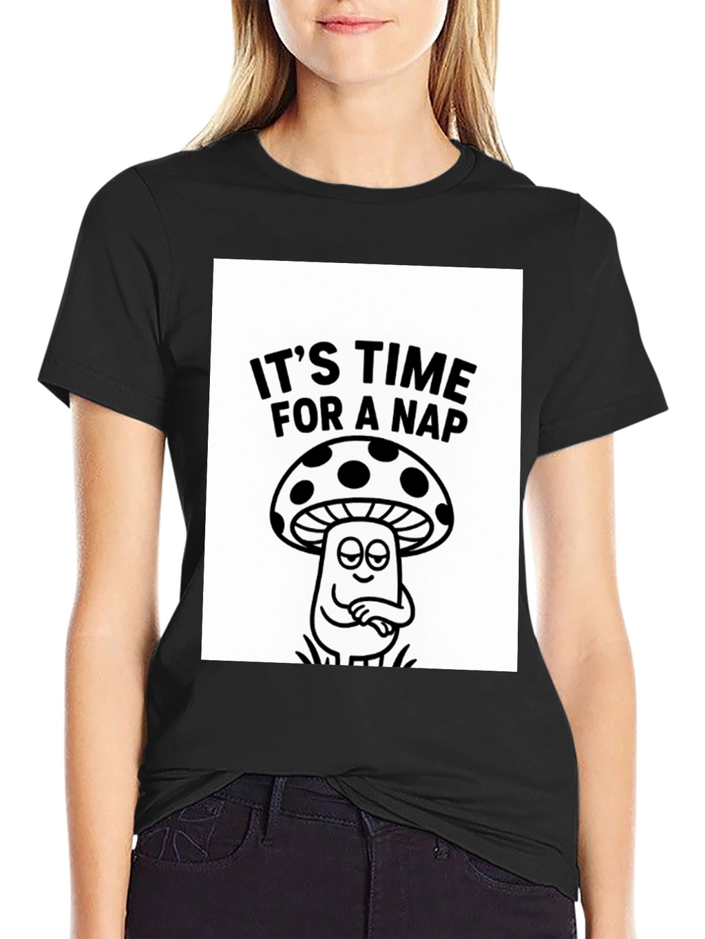 Its Time For a Nap Mushroom Graphic Tee
