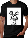 Its Time For a Nap Mushroom Graphic Tee