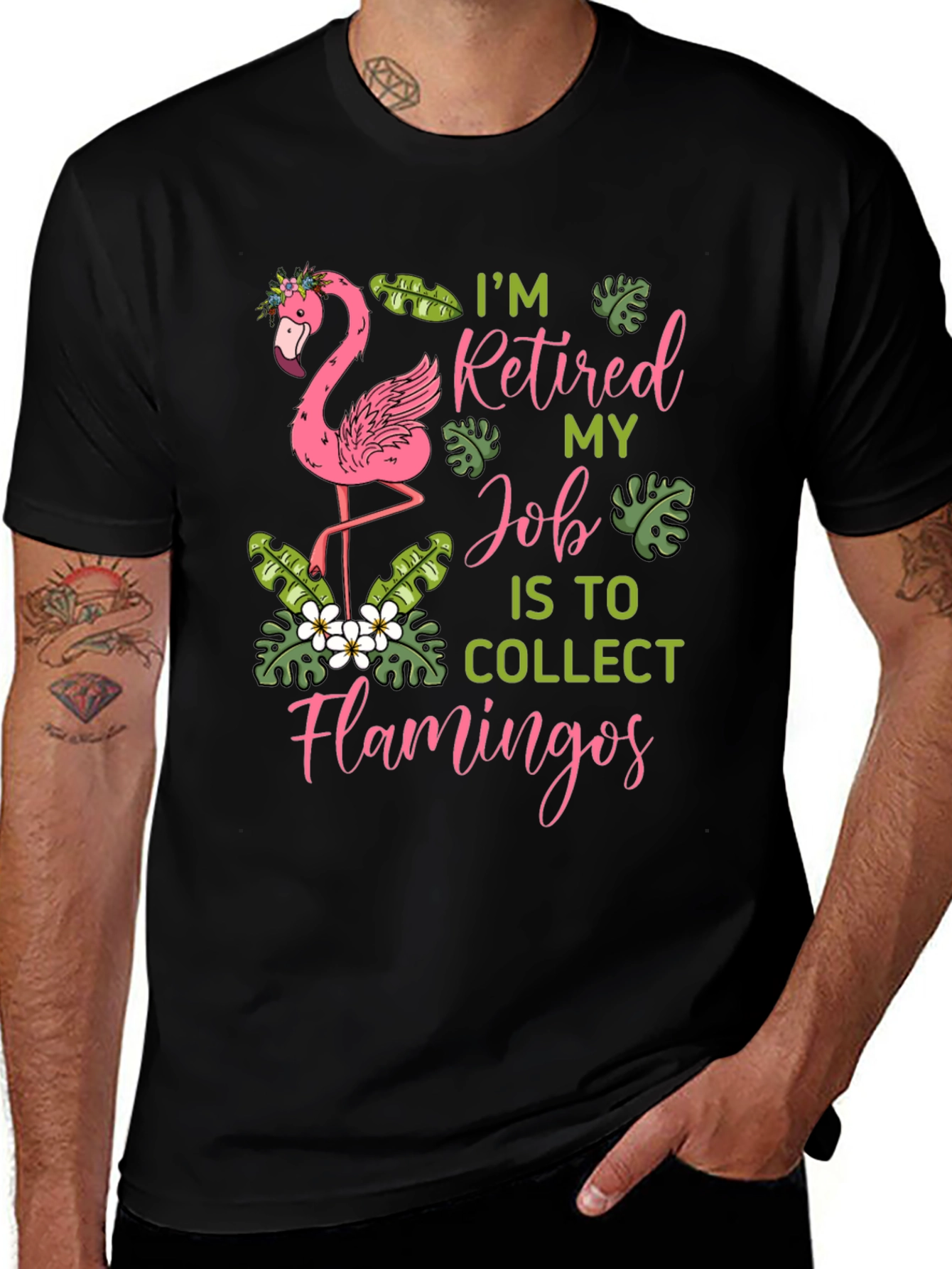 Retired Flamingo Collector Graphic Tee