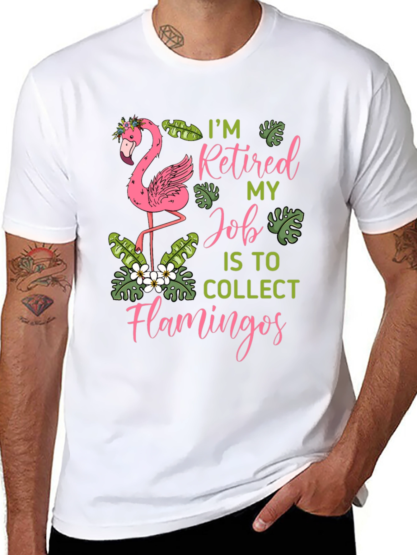Retired Flamingo Collector Graphic Tee