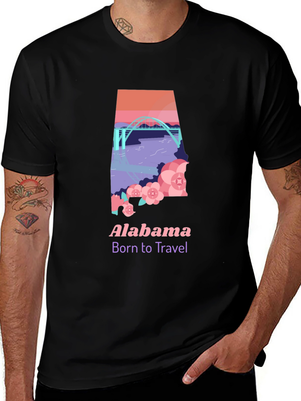 Alabama Travel Graphic Tee