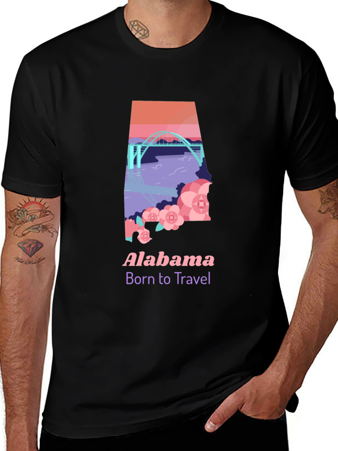 Alabama Travel Graphic Tee