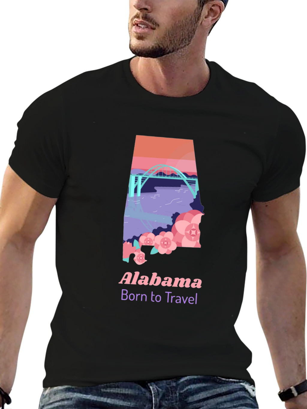 Alabama Travel Graphic Tee