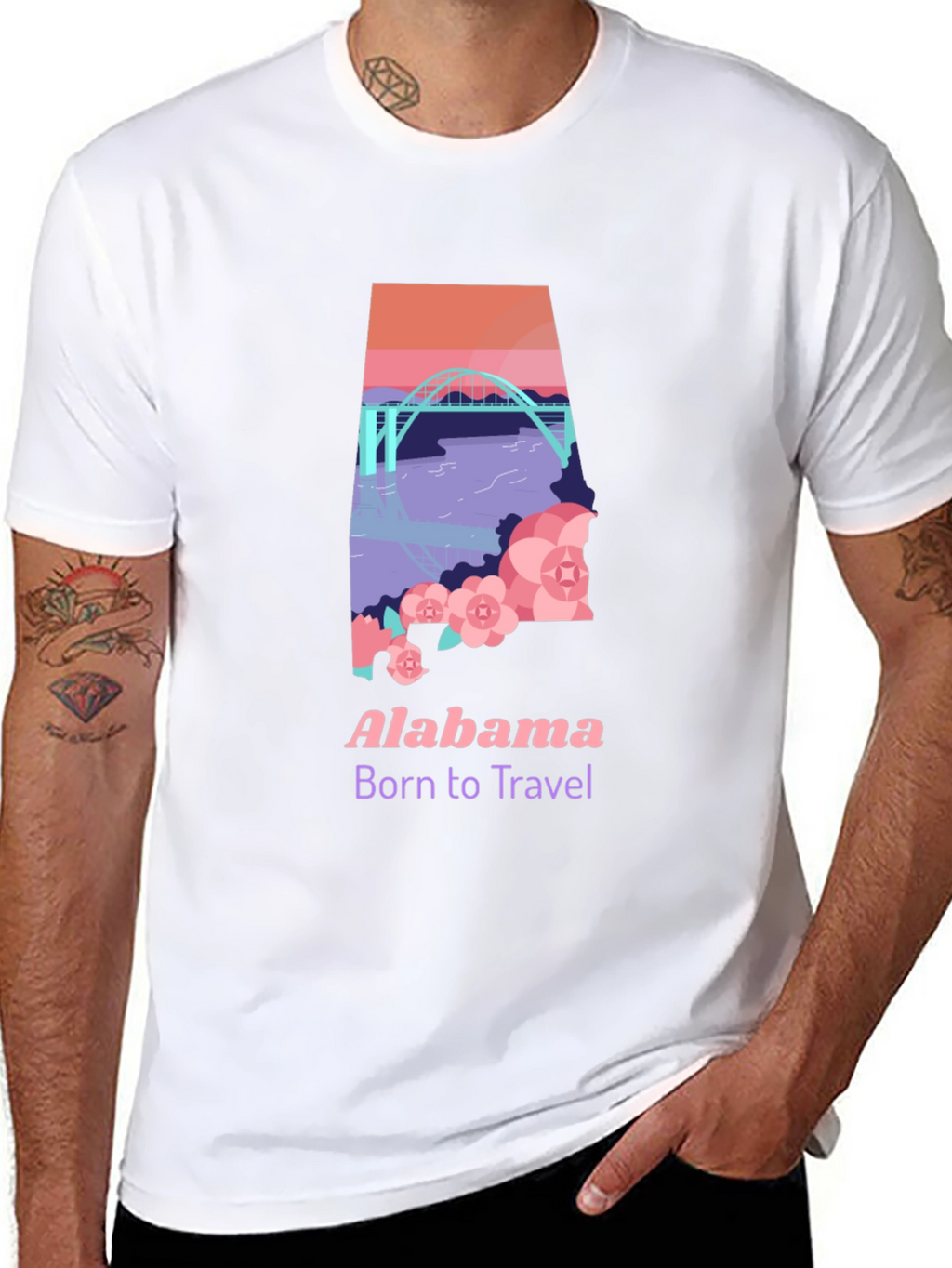 Alabama Travel Graphic Tee