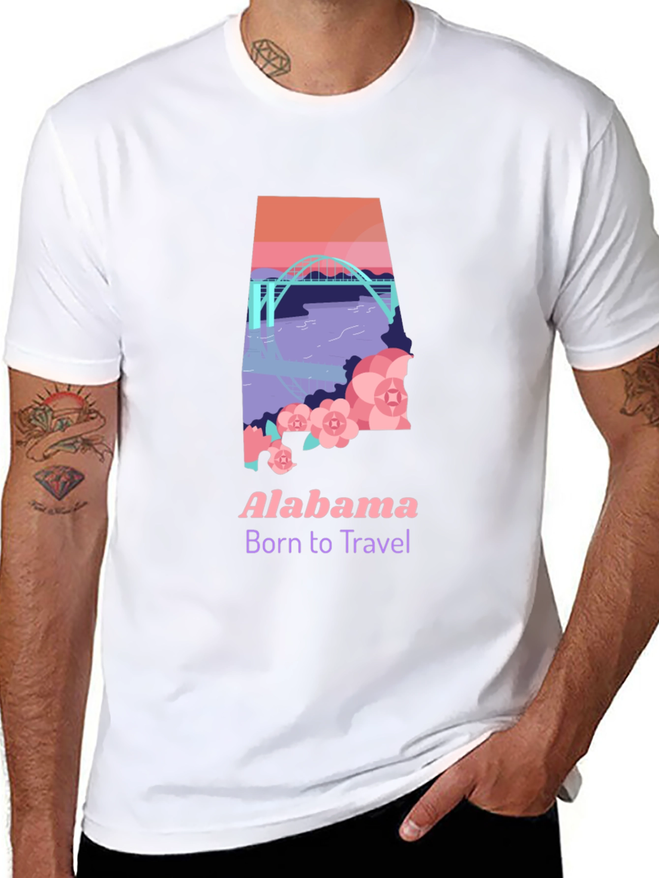 Alabama Travel Graphic Tee