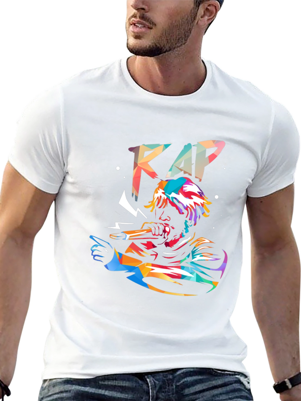 Colorful Rap Music T-Shirt