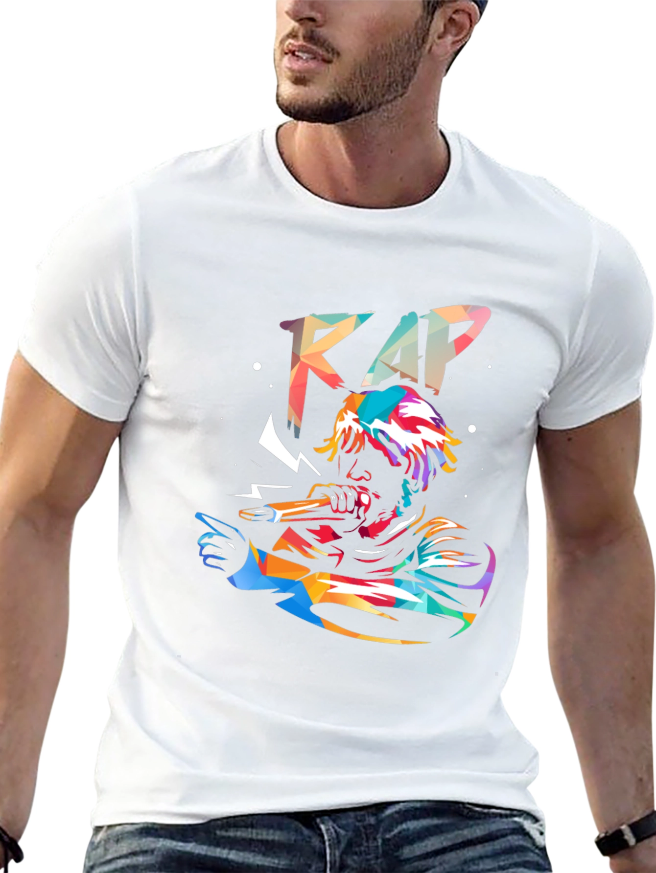 Colorful Rap Music T-Shirt