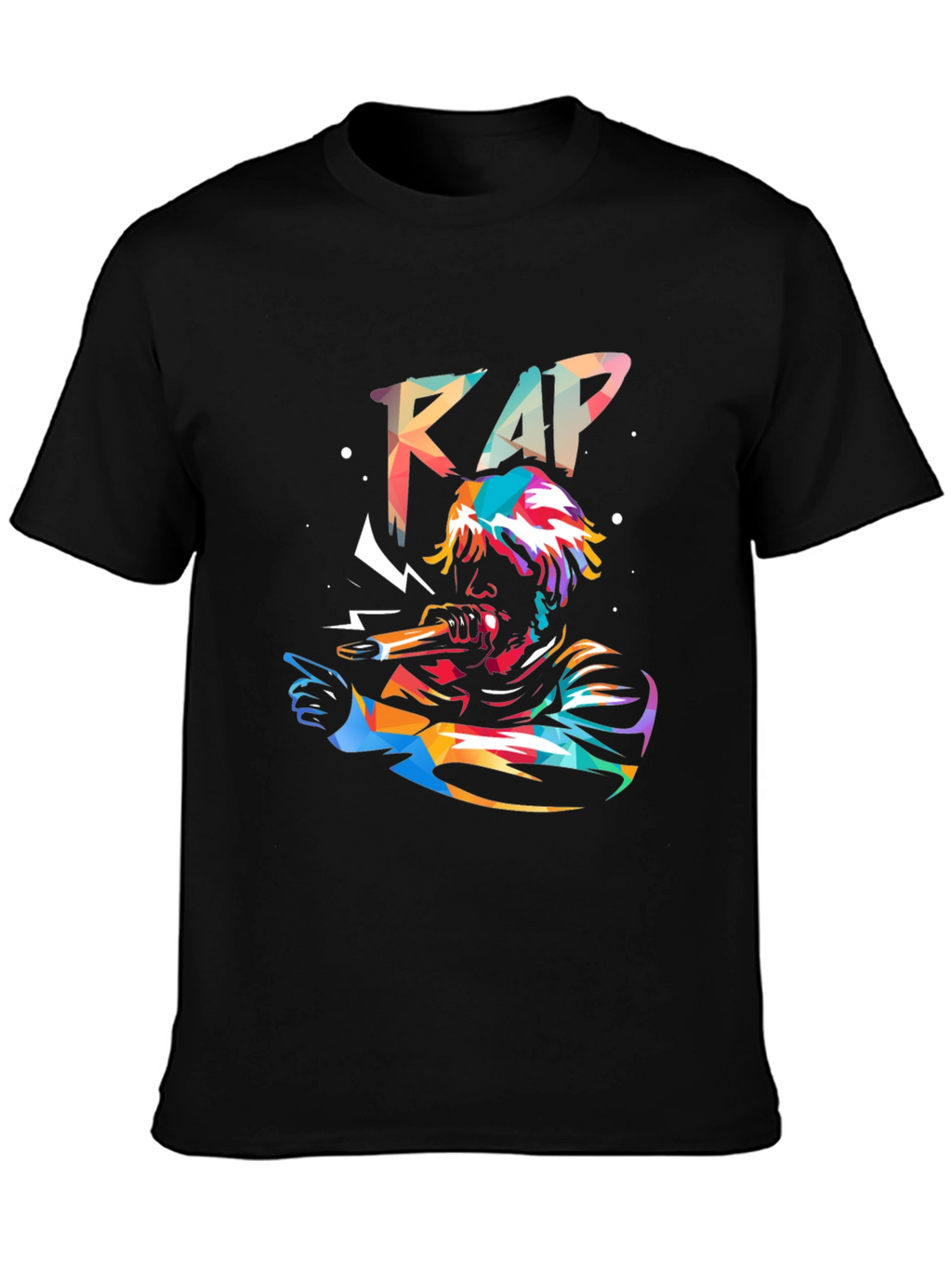 Colorful Rap Music T-Shirt