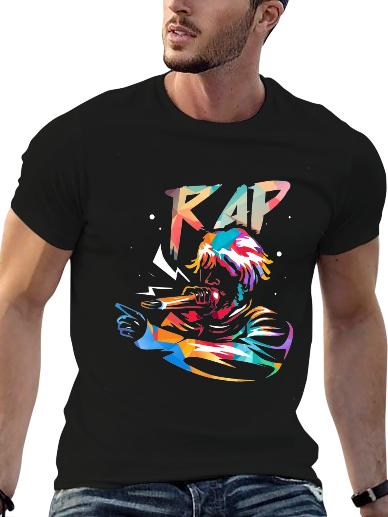 Colorful Rap Music T-Shirt