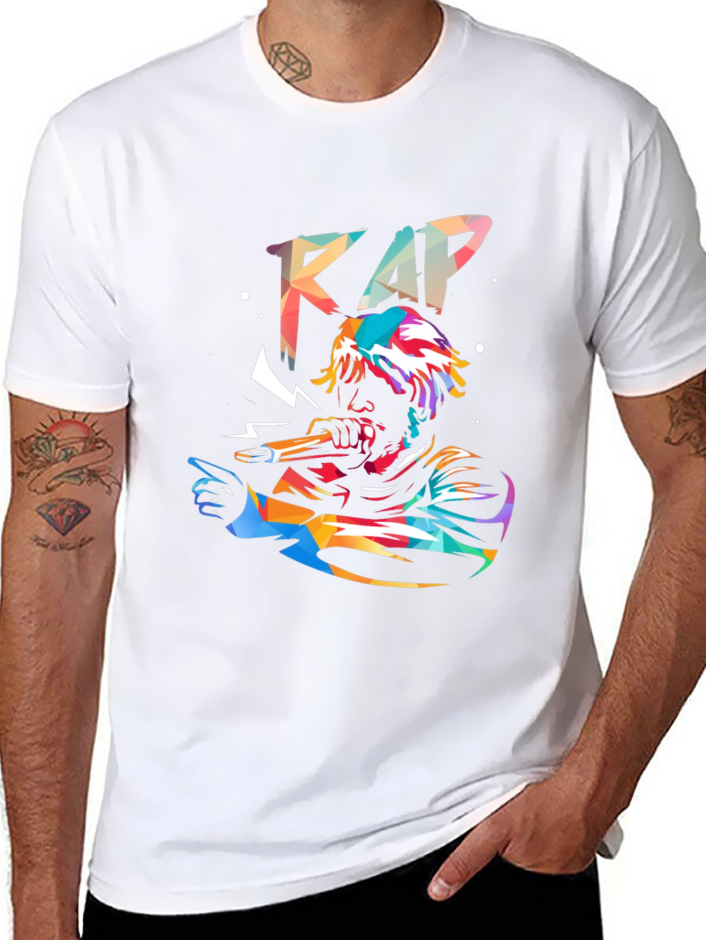 Colorful Rap Music T-Shirt