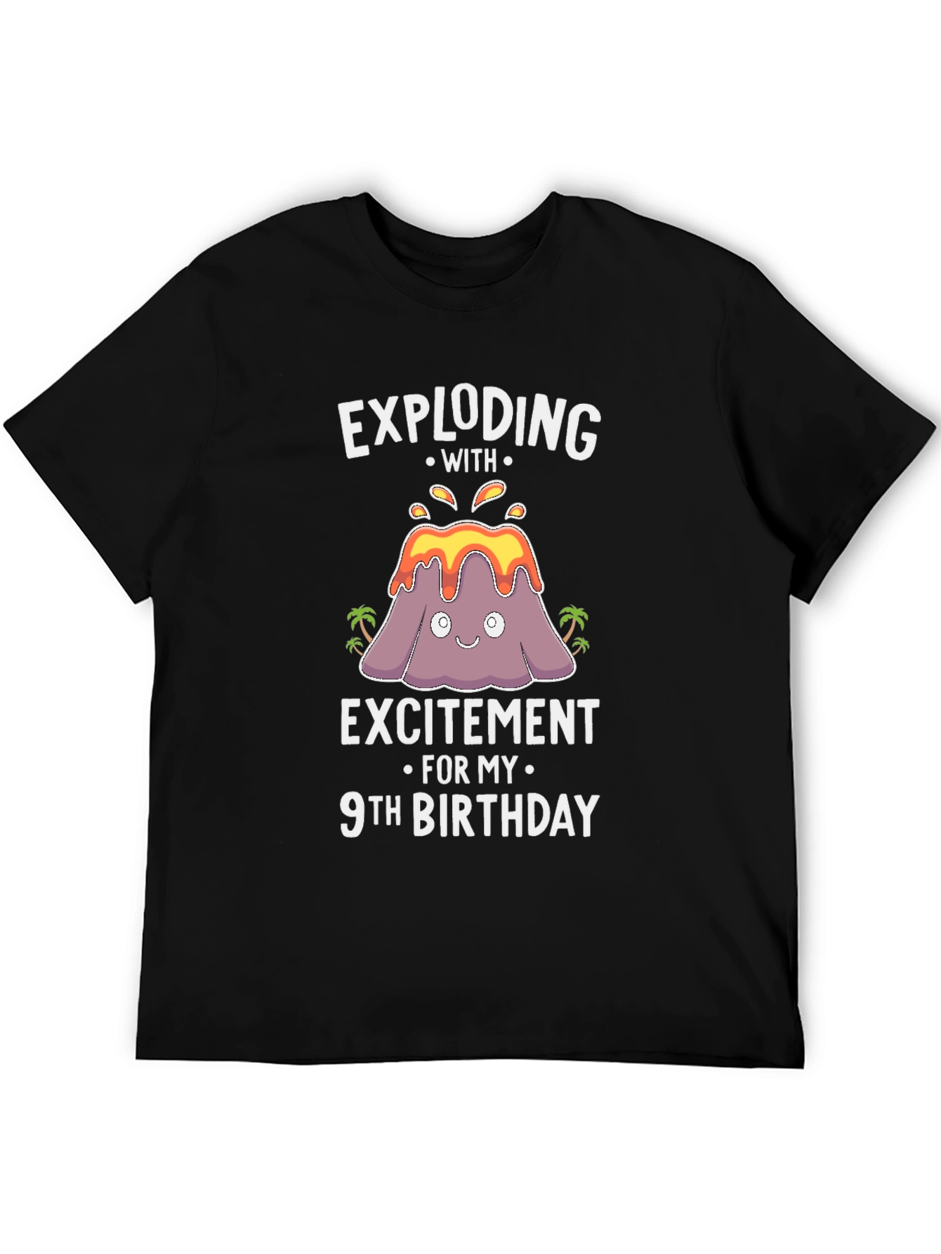 Exploding With Excitement 9th Birthday T-Shirt
