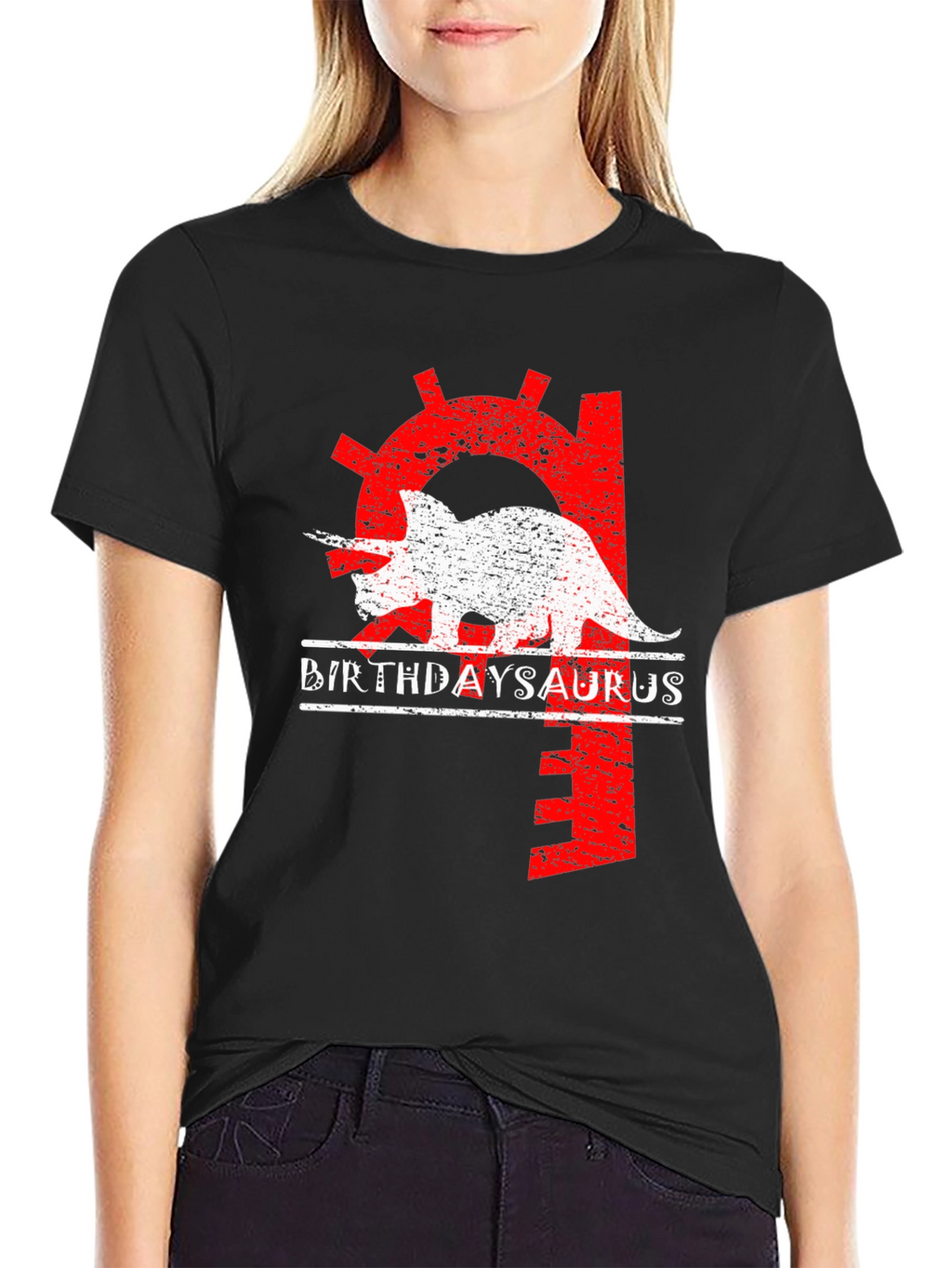 Birthday Triceratops T-Shirt - Dinosaur Birthday Gift
