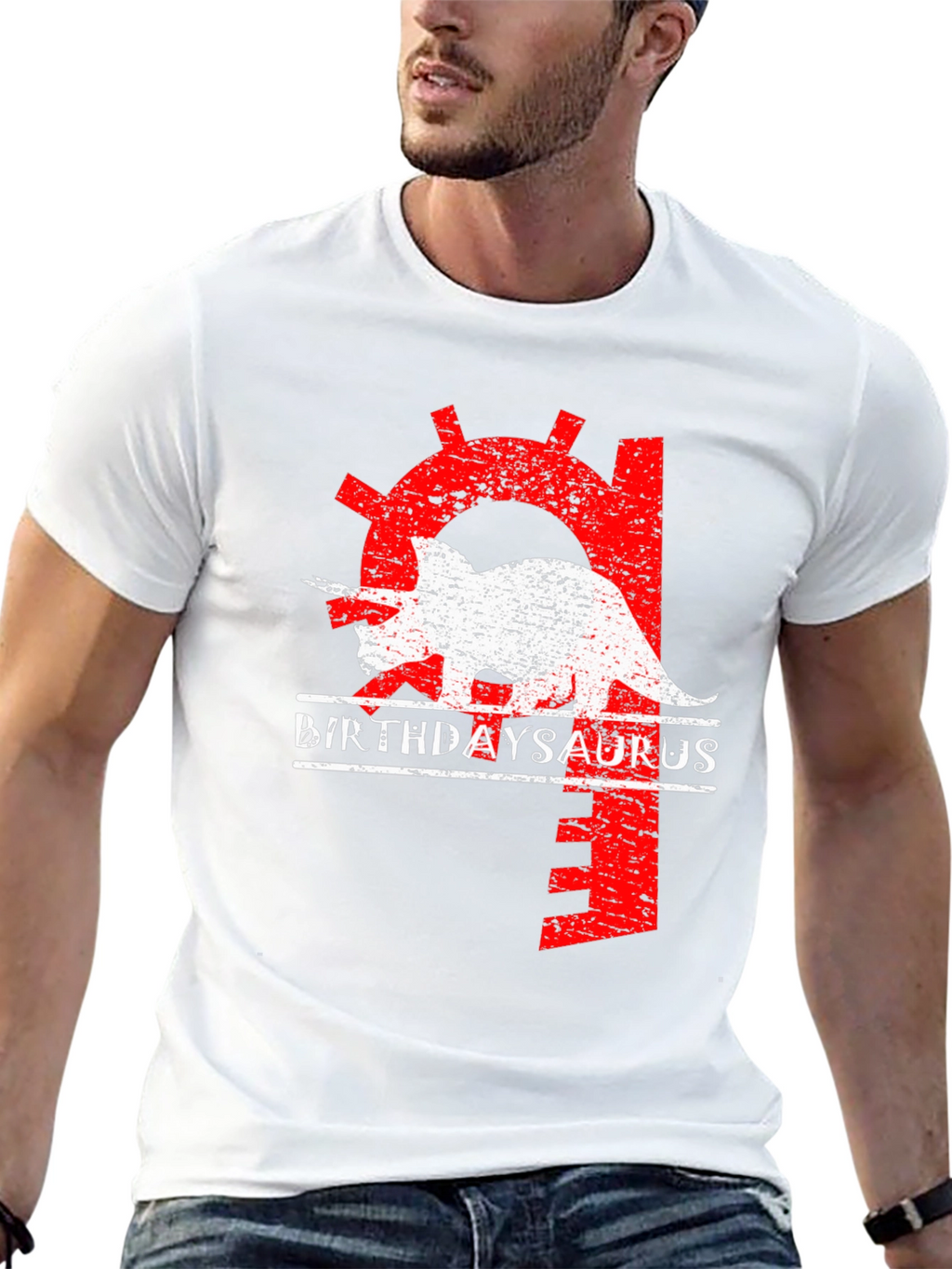 Birthday Triceratops T-Shirt - Dinosaur Birthday Gift