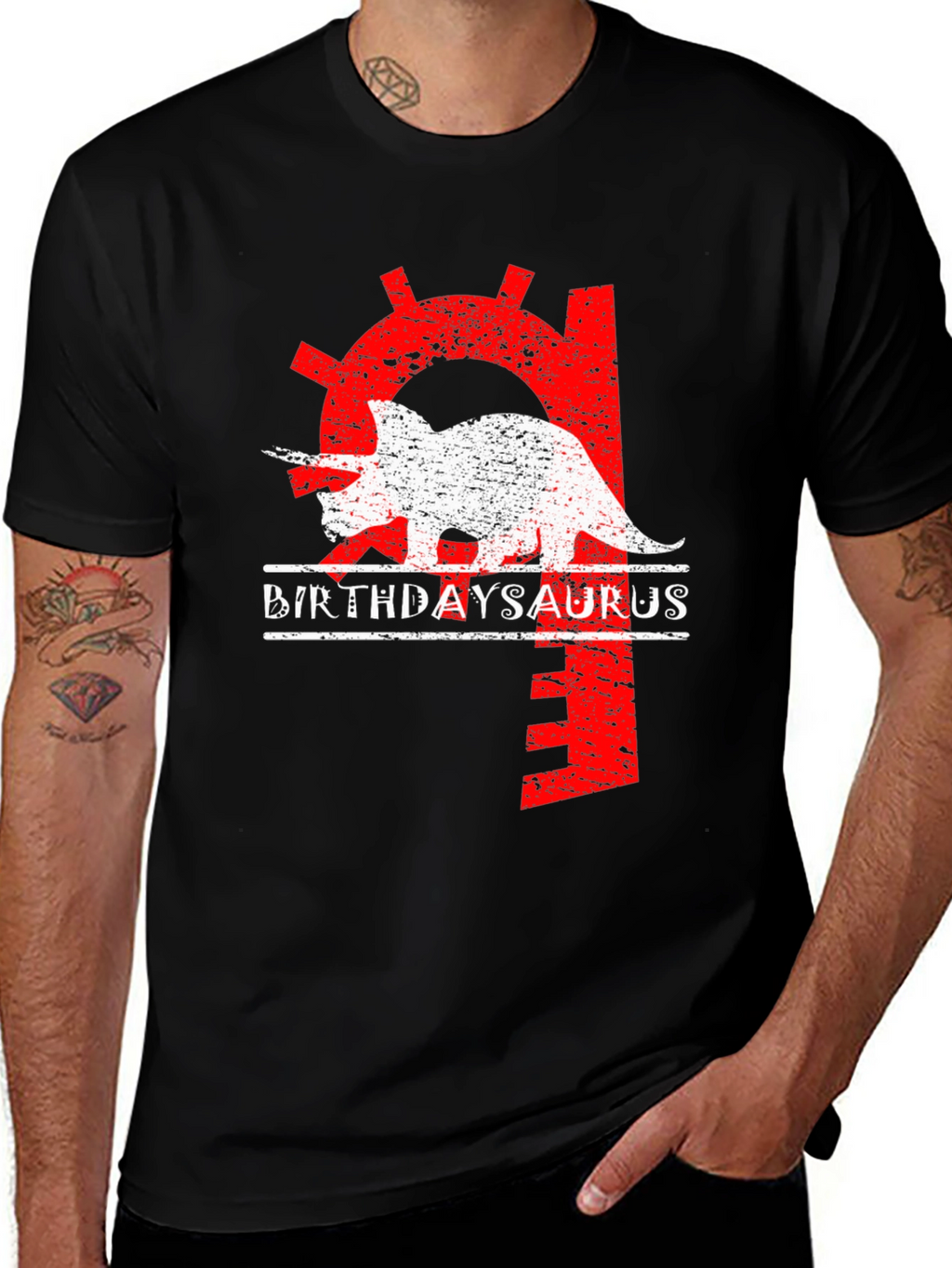Birthday Triceratops T-Shirt - Dinosaur Birthday Gift