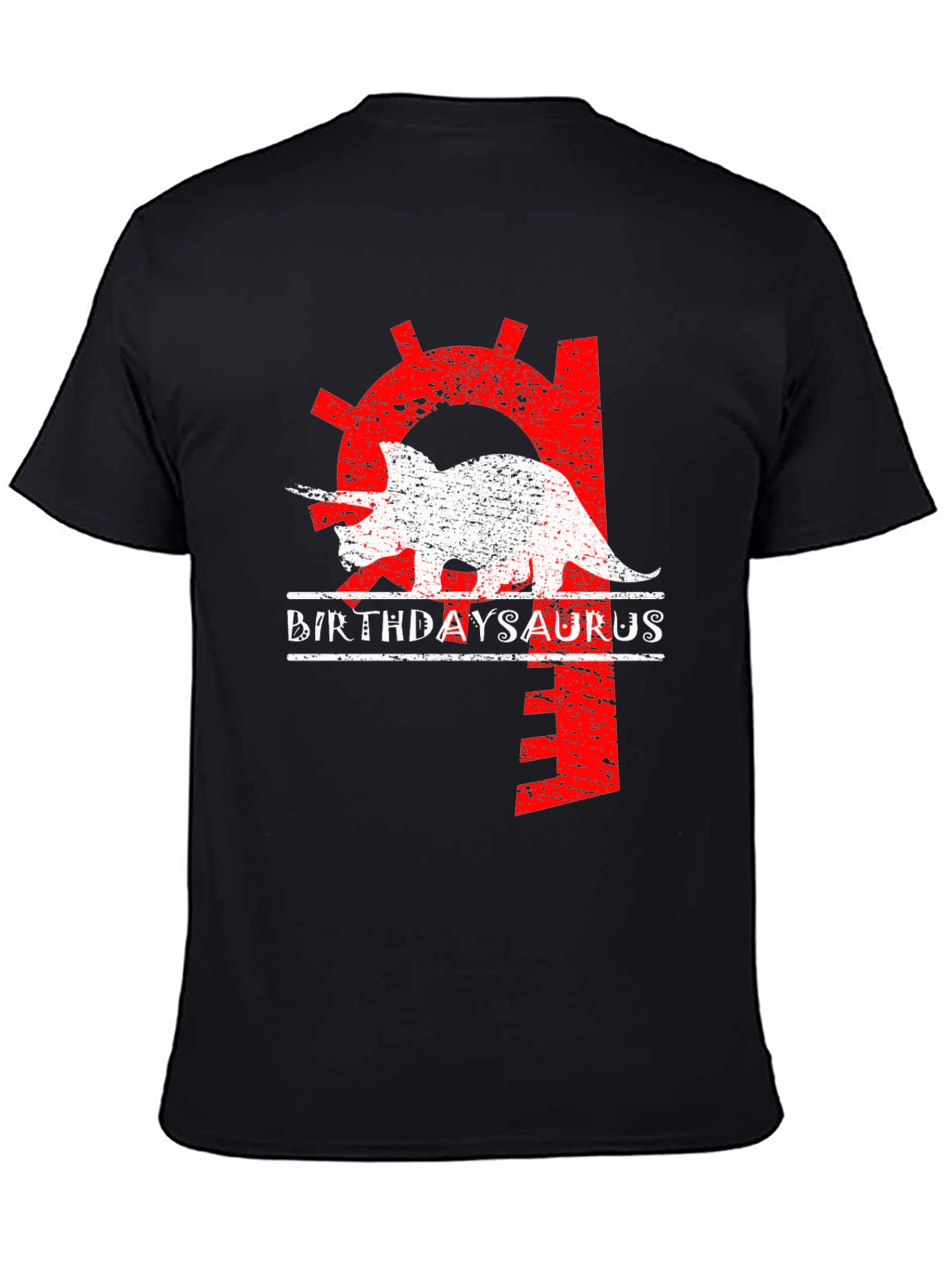 Birthday Triceratops T-Shirt - Dinosaur Birthday Gift