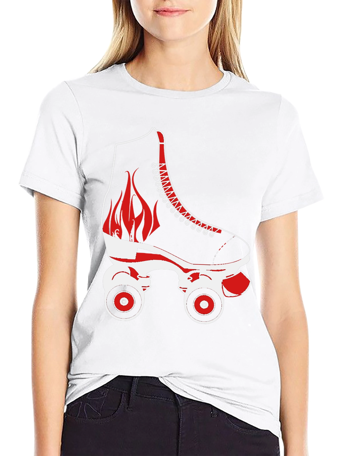 Retro Roller Skate Graphic Tee