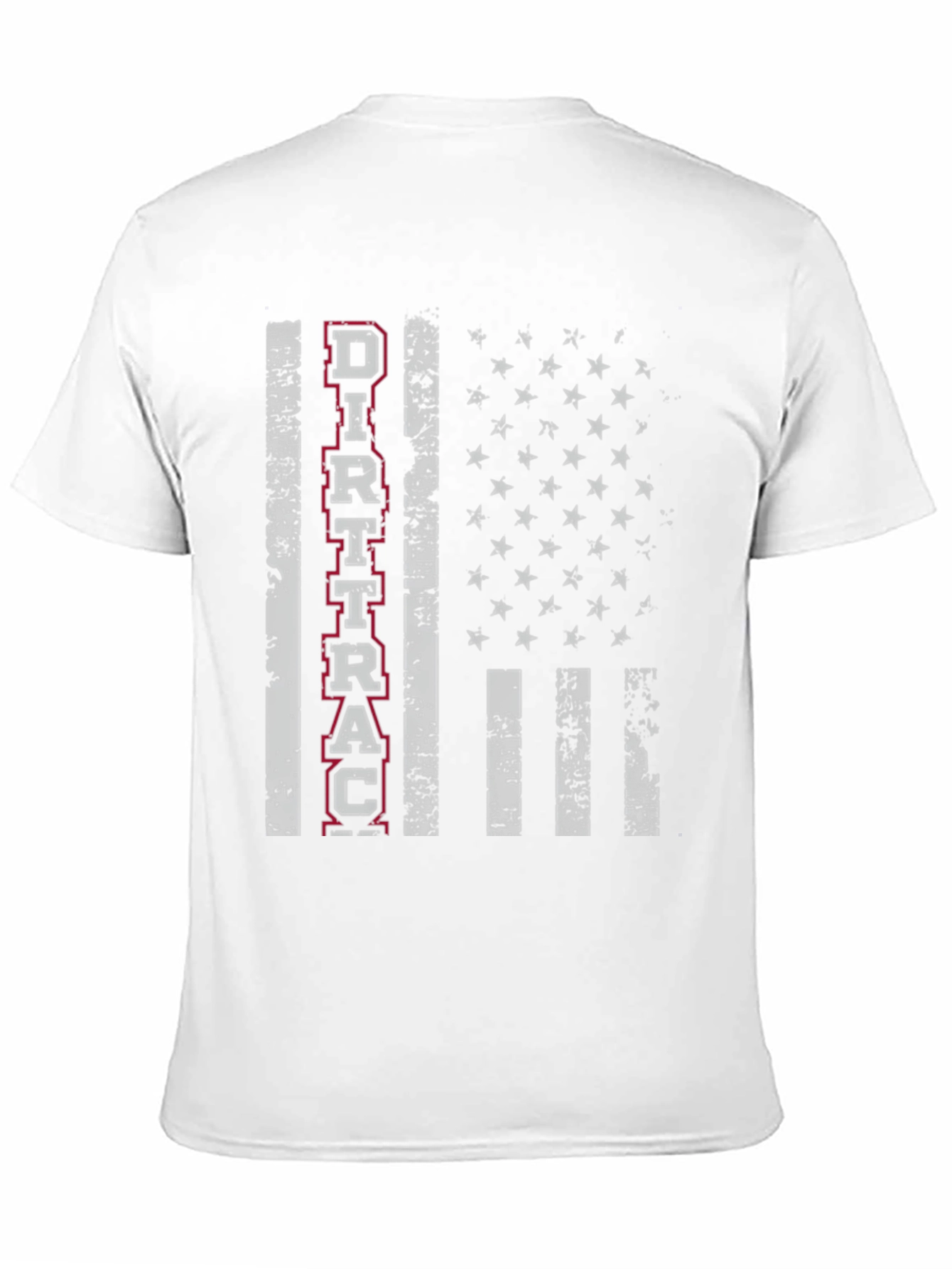 Dirt Track Flag Graphic Tee - Racing Fan Apparel