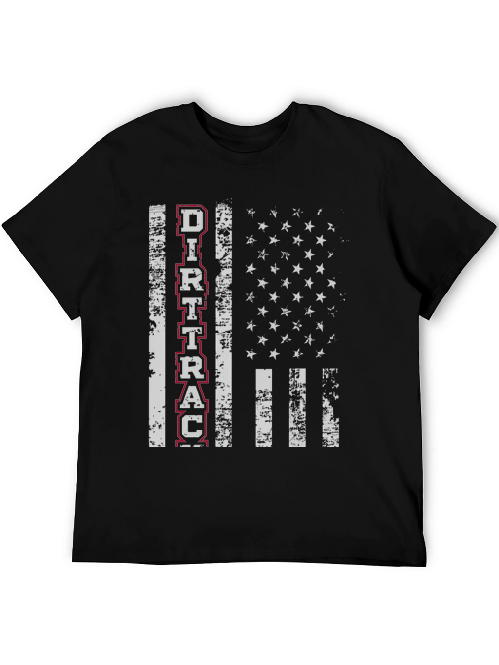 Dirt Track Flag Graphic Tee - Racing Fan Apparel