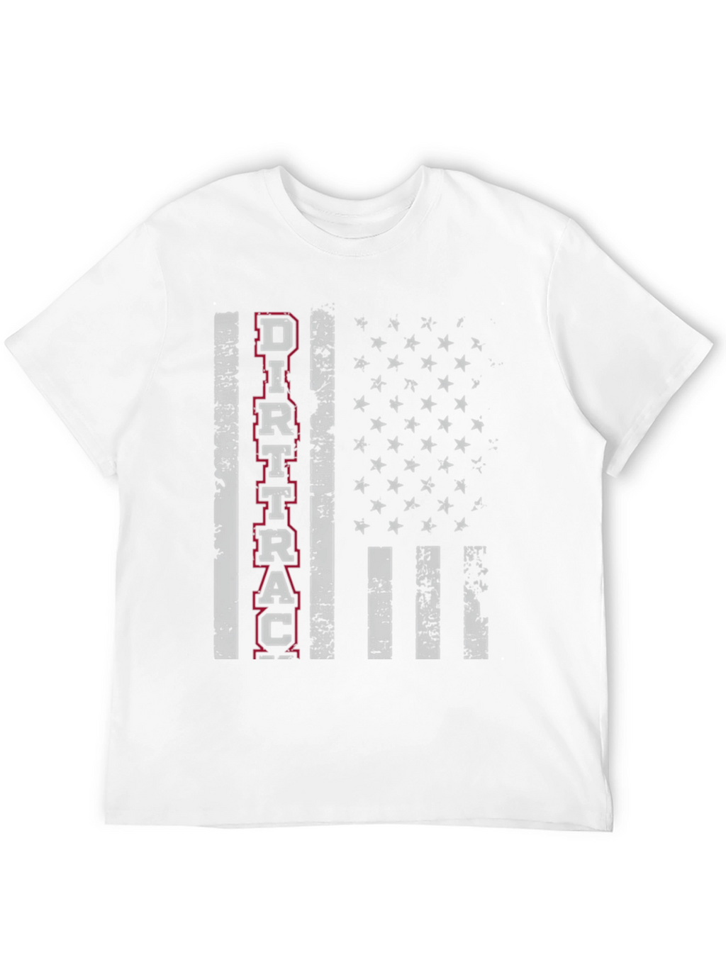 Dirt Track Flag Graphic Tee - Racing Fan Apparel