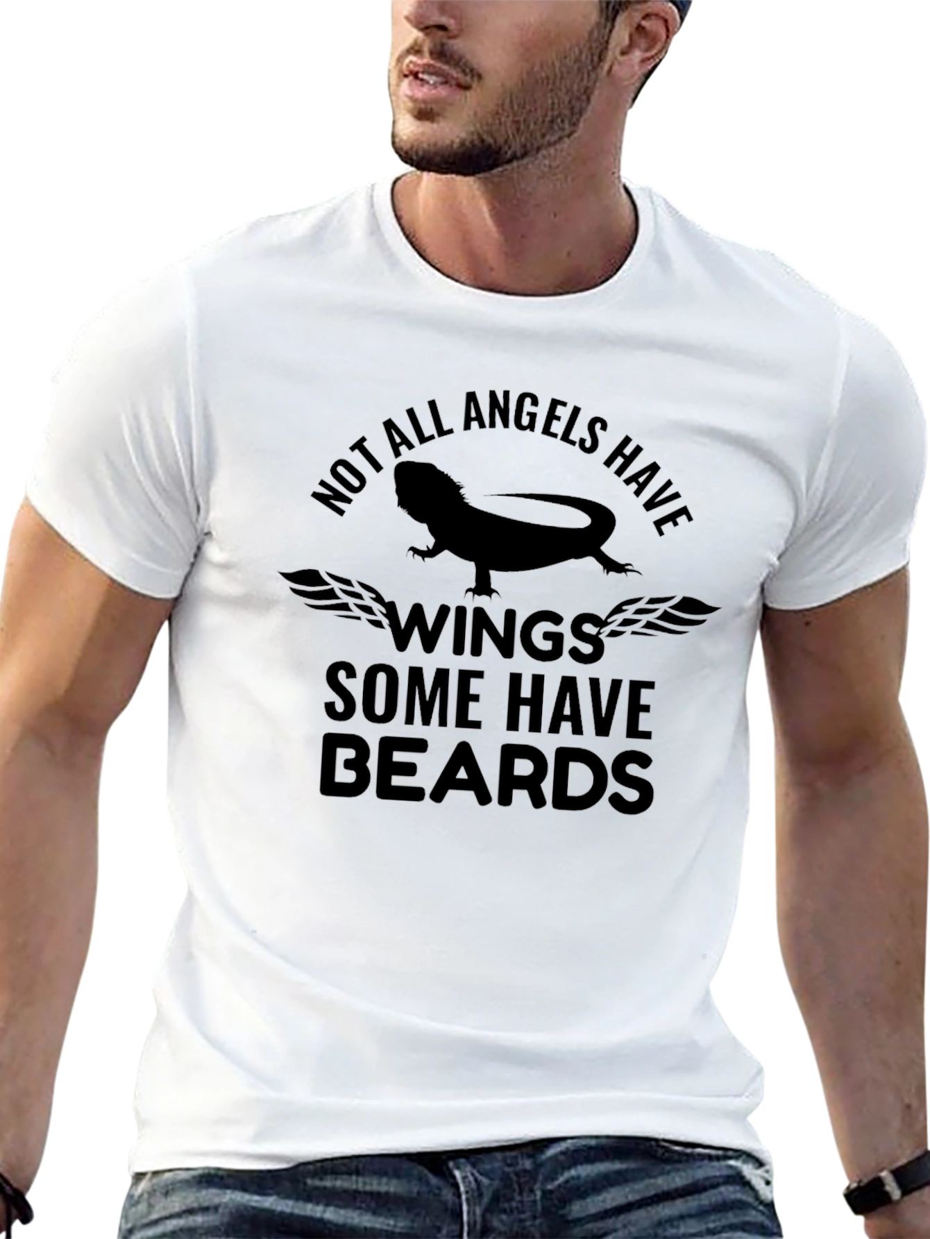 Bearded Dragon Angel Wings T-Shirt