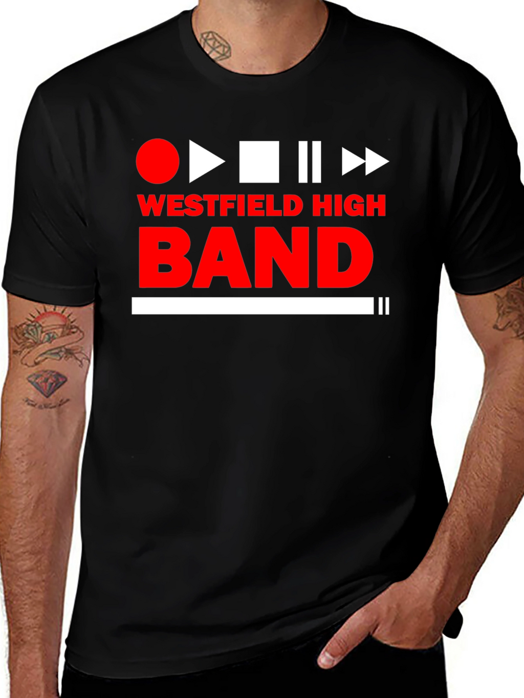 Westfield High Band Black T-Shirt