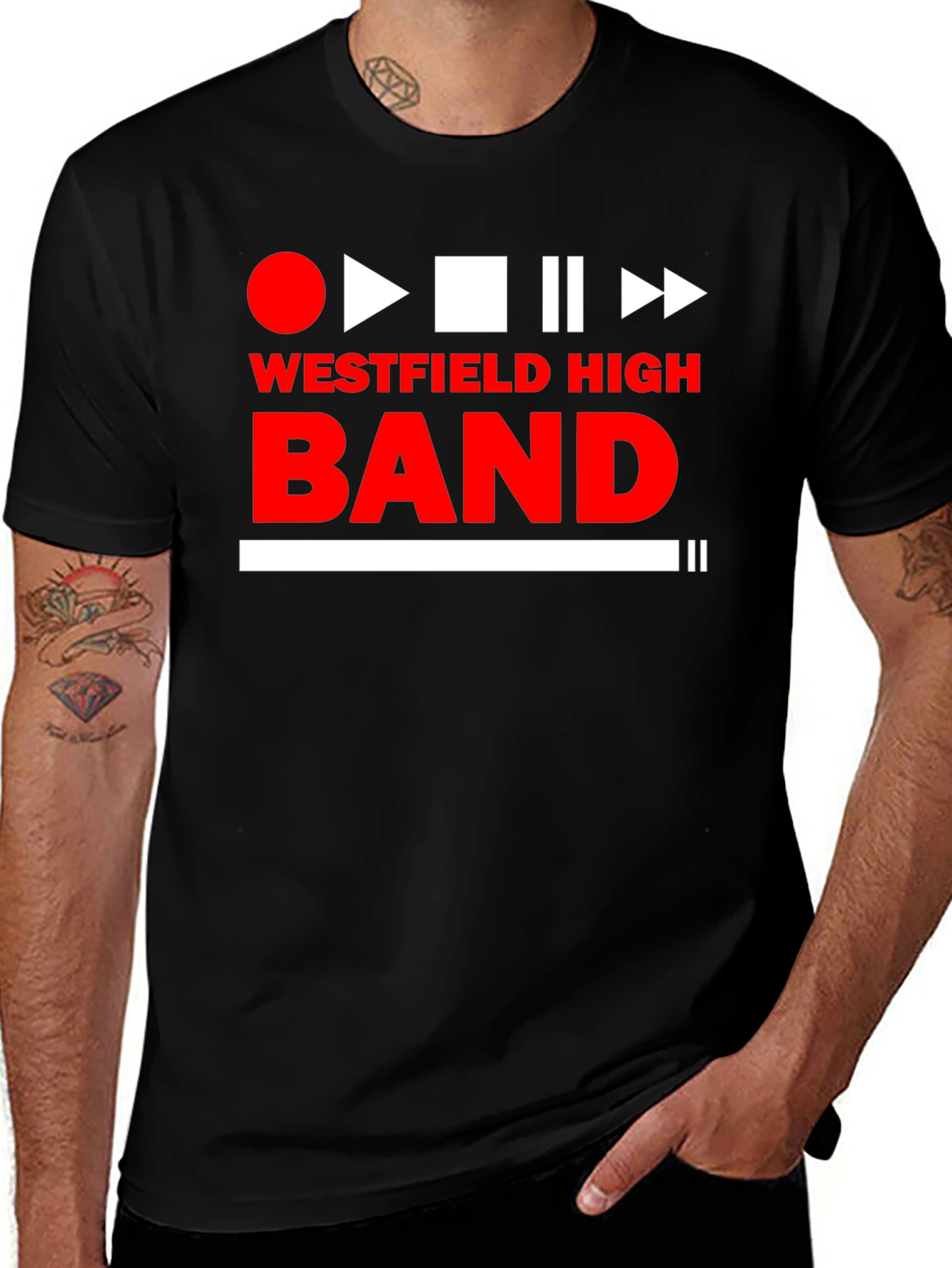 Westfield High Band Black T-Shirt