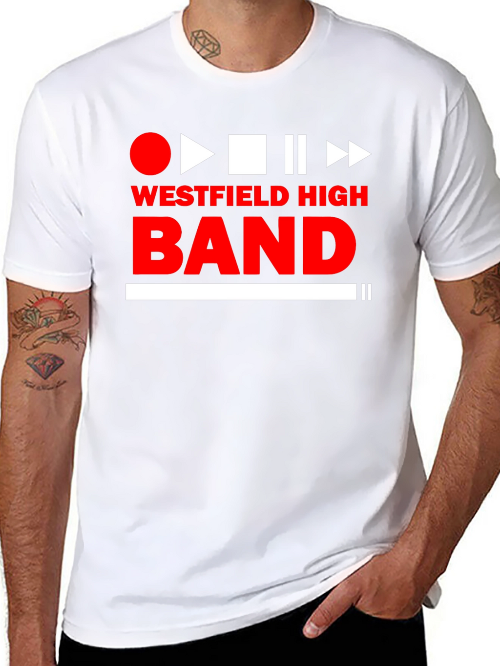 Westfield High Band Black T-Shirt