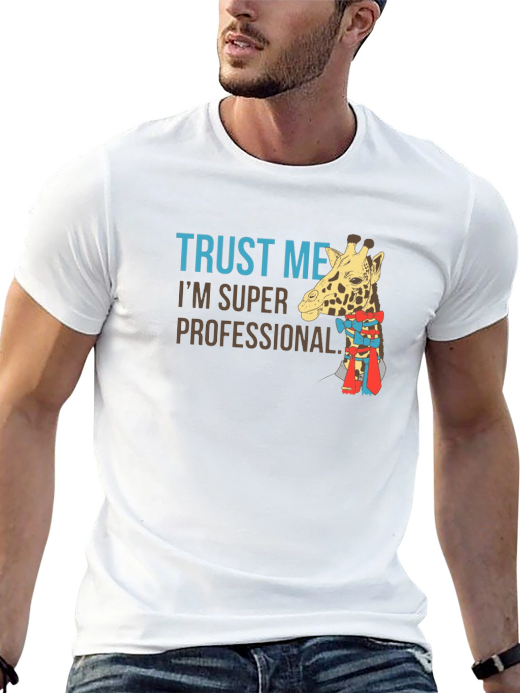 Trust Me Im a Professional Giraffe T-Shirt