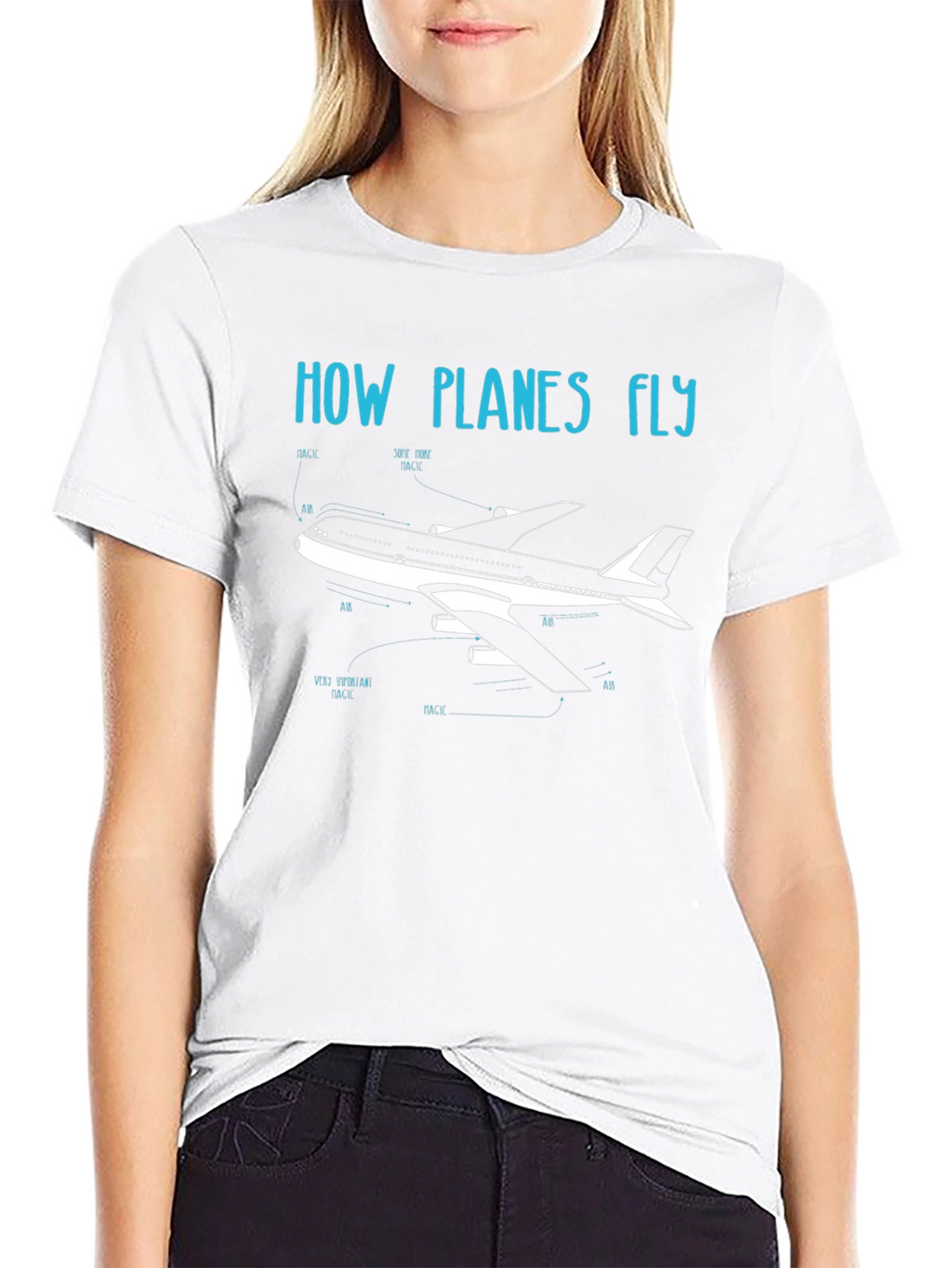 How Planes Fly Graphic T-Shirt