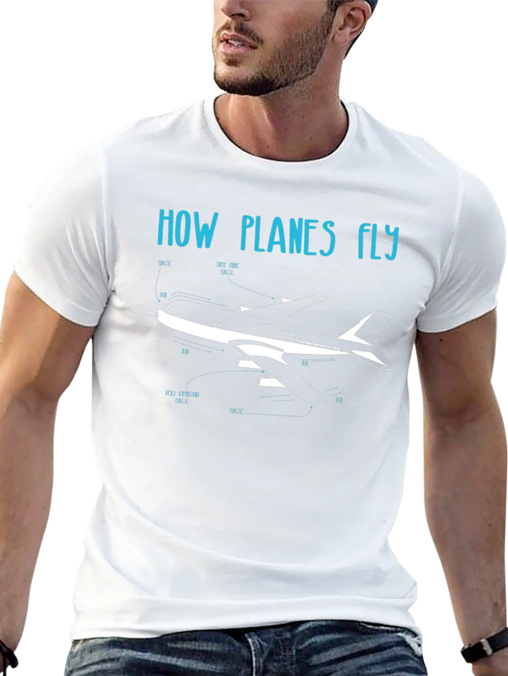 How Planes Fly Graphic T-Shirt