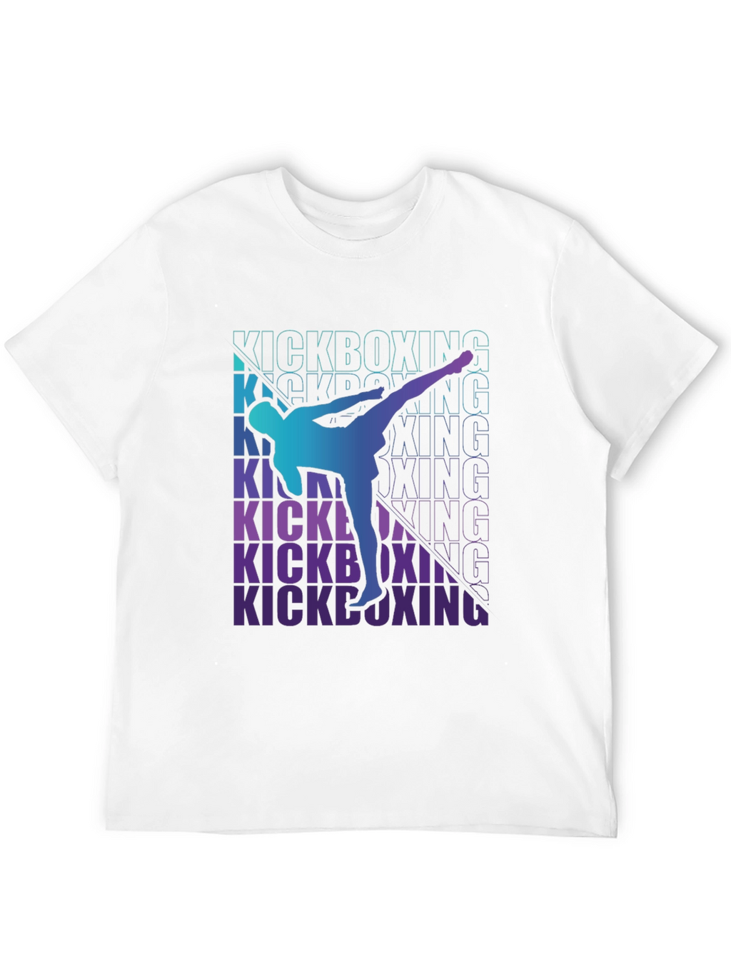 Kickboxing Graphic Tee - Martial Arts Design