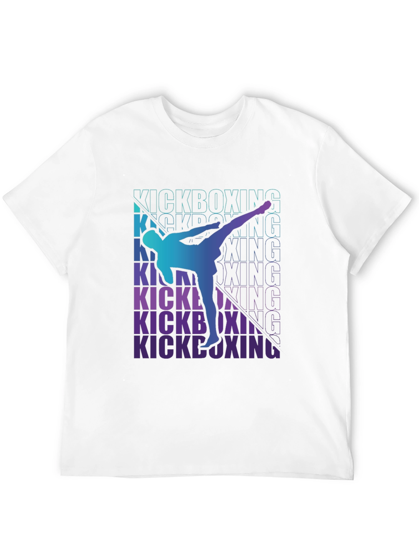 Kickboxing Graphic Tee - Martial Arts Design