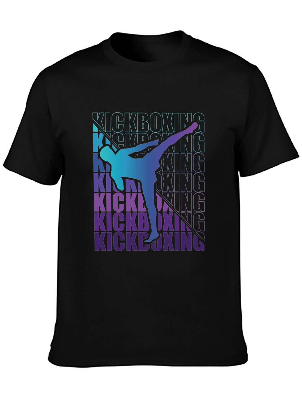 Kickboxing Graphic Tee - Martial Arts Design