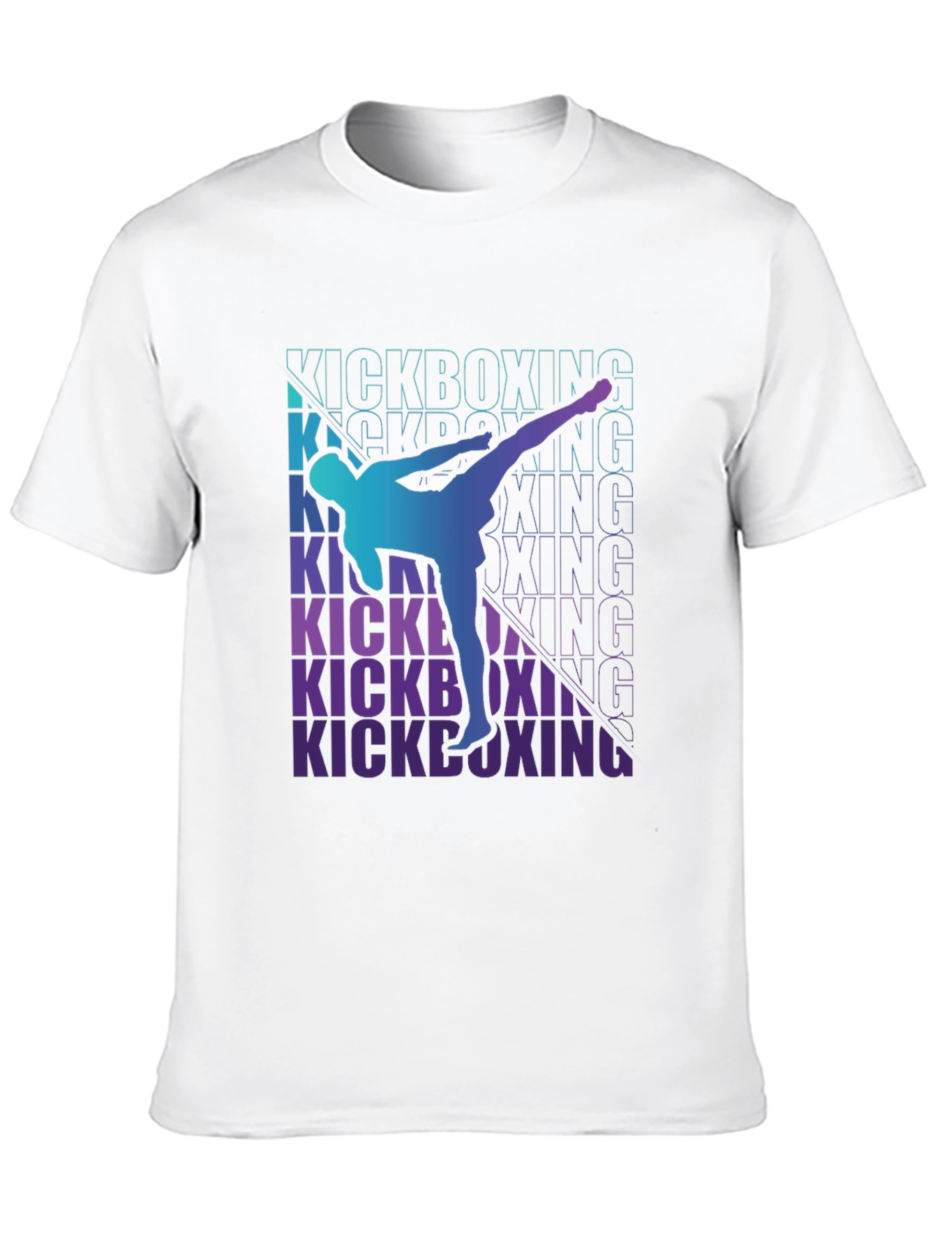 Kickboxing Graphic Tee - Martial Arts Design
