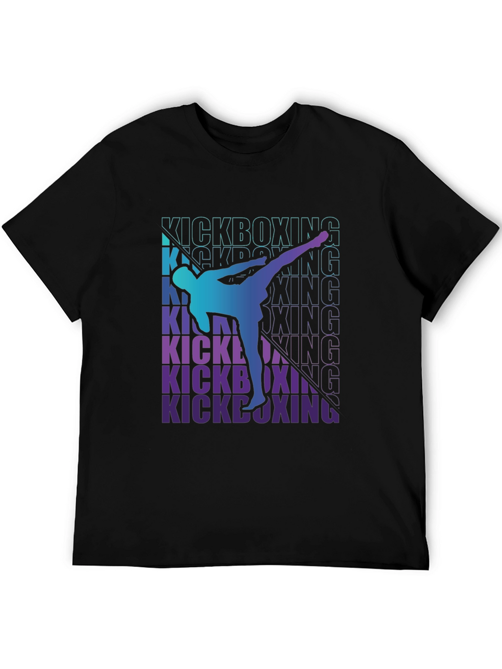 Kickboxing Graphic Tee - Martial Arts Design