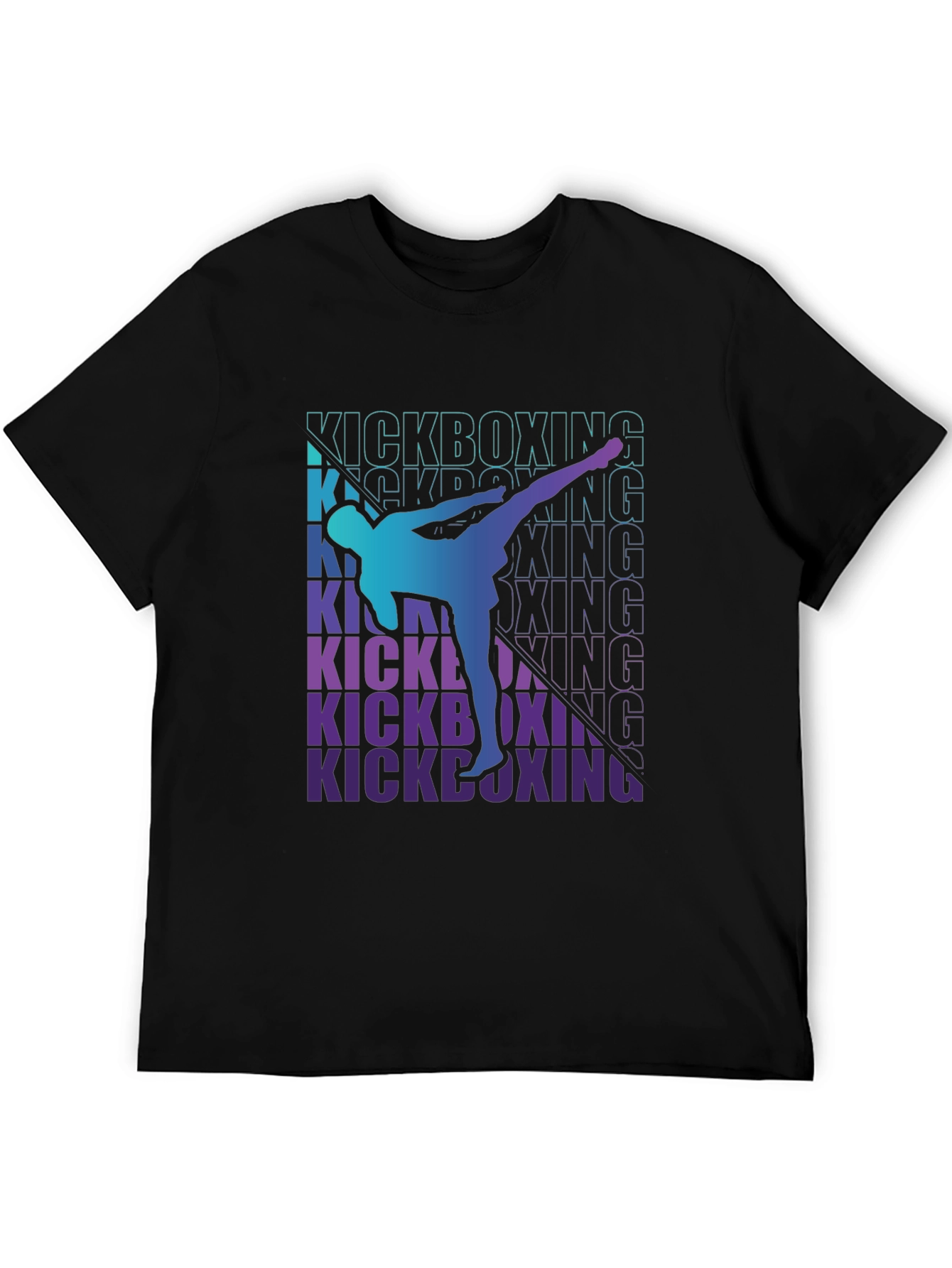 Kickboxing Graphic Tee - Martial Arts Design