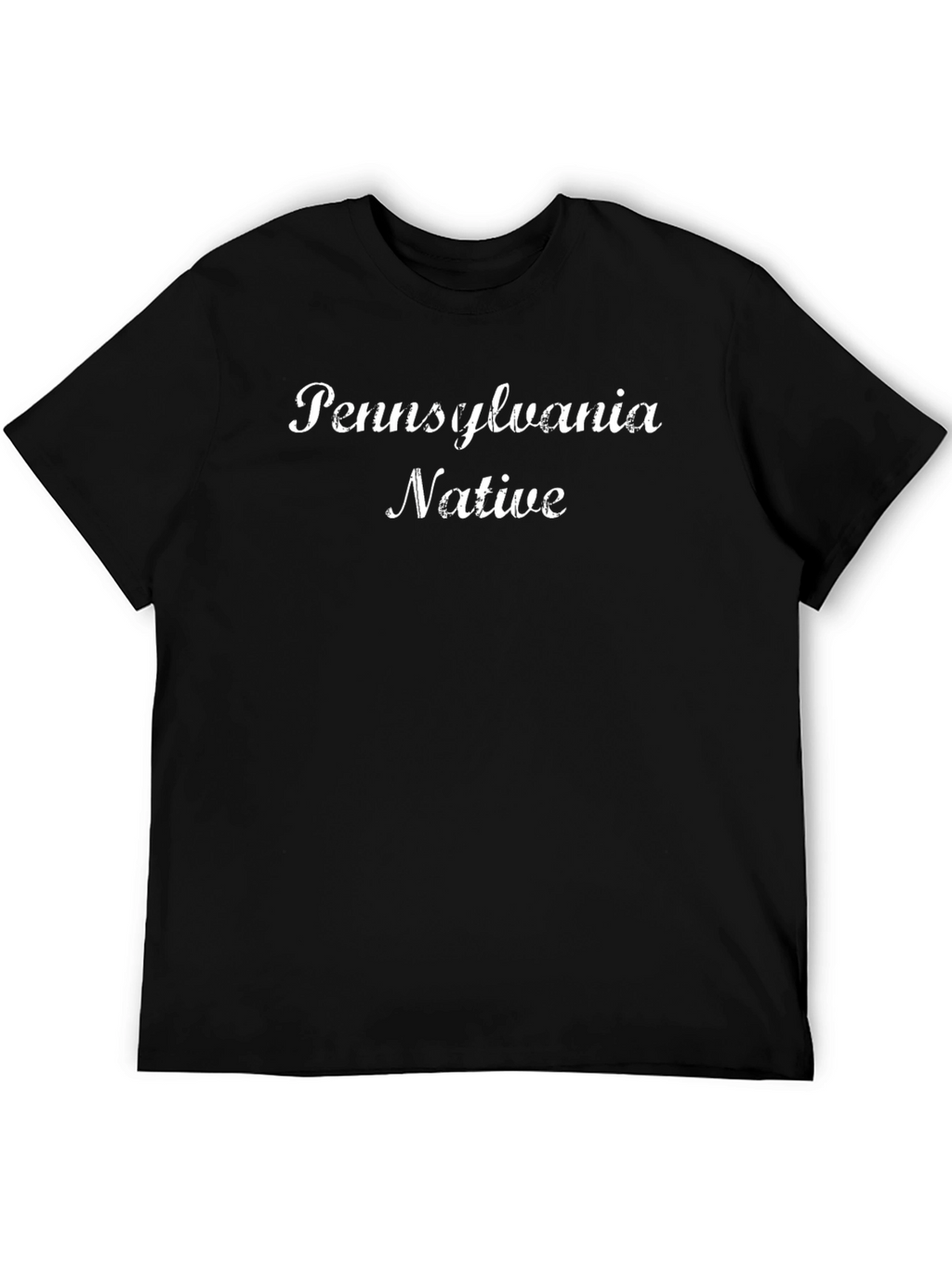 Pennsylvania Native Black Crew Neck T-Shirt