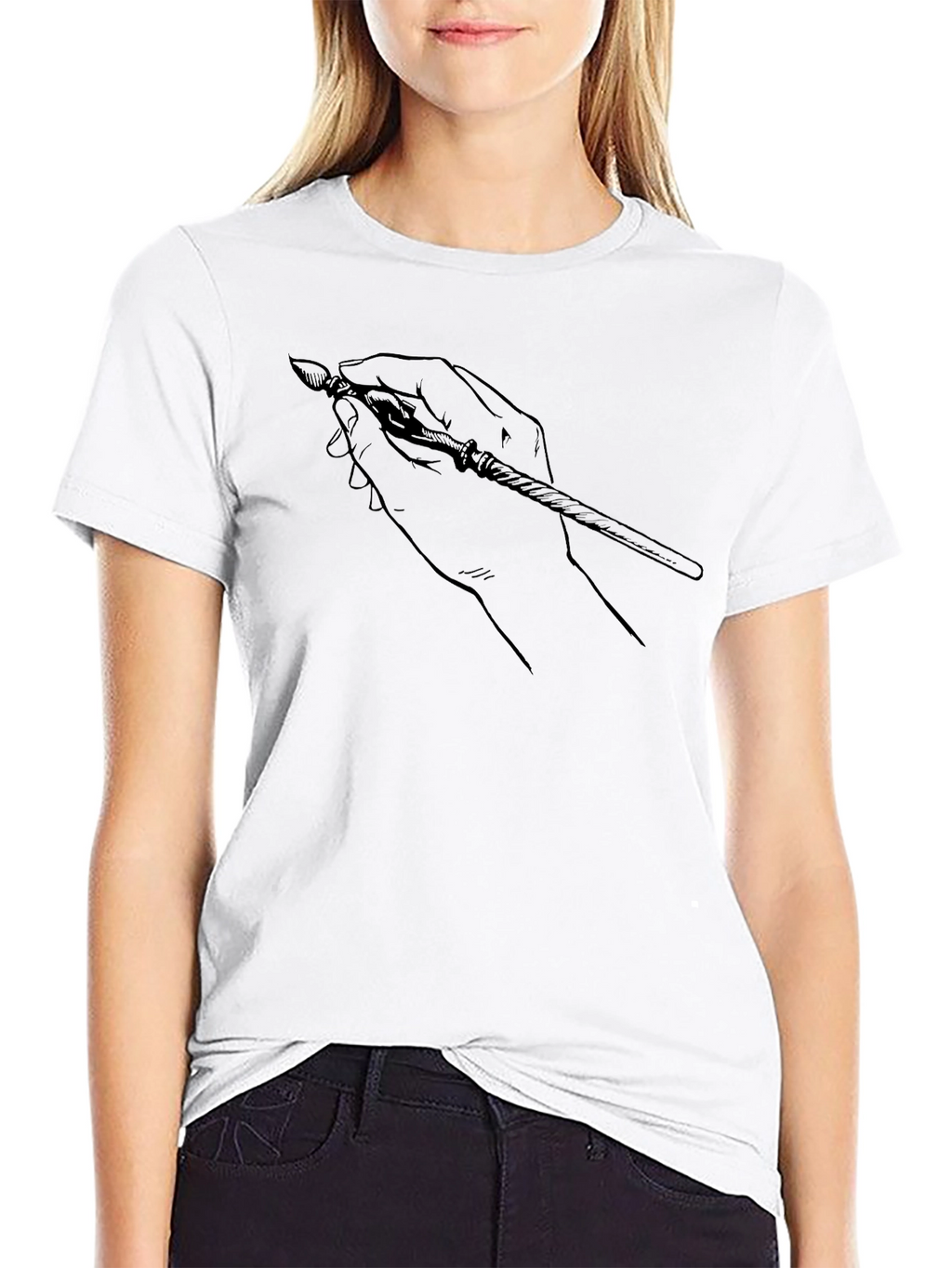 Ink Hand T-Shirt - Artistic Design