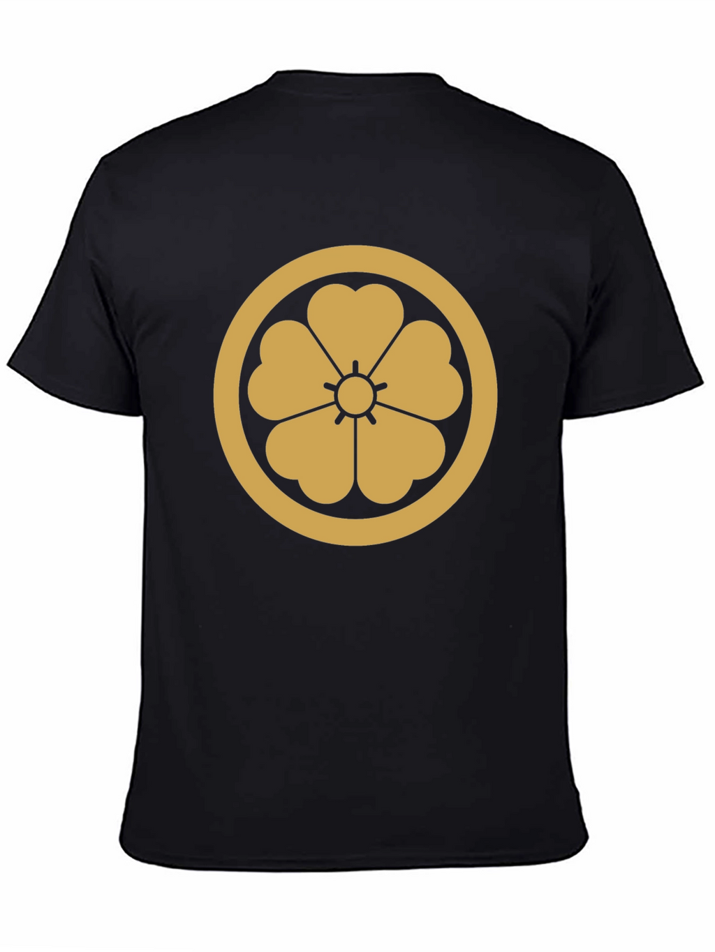 Samurai Clan Mon Black T-Shirt