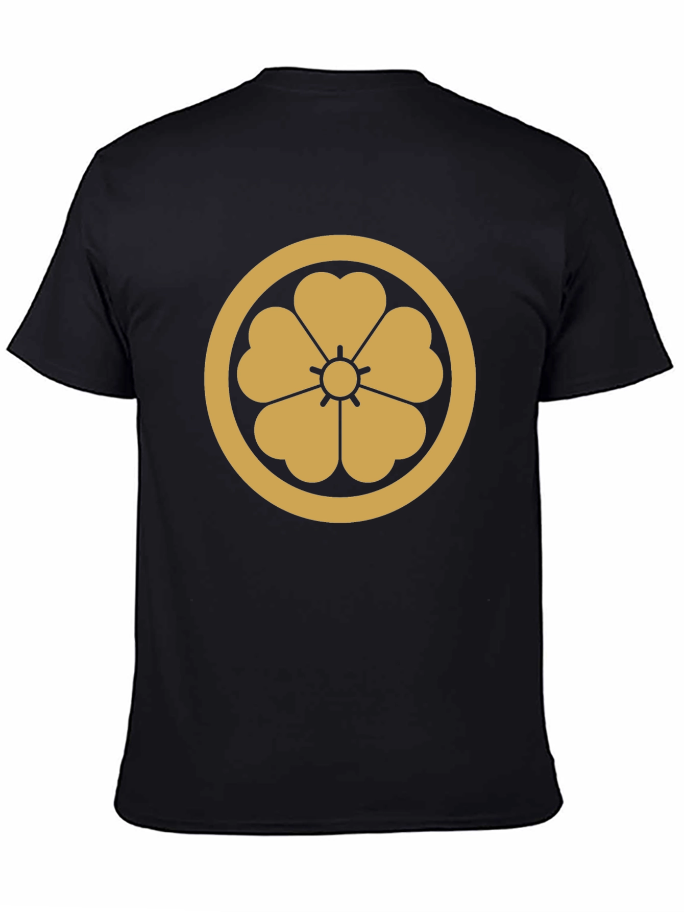 Samurai Clan Mon Black T-Shirt