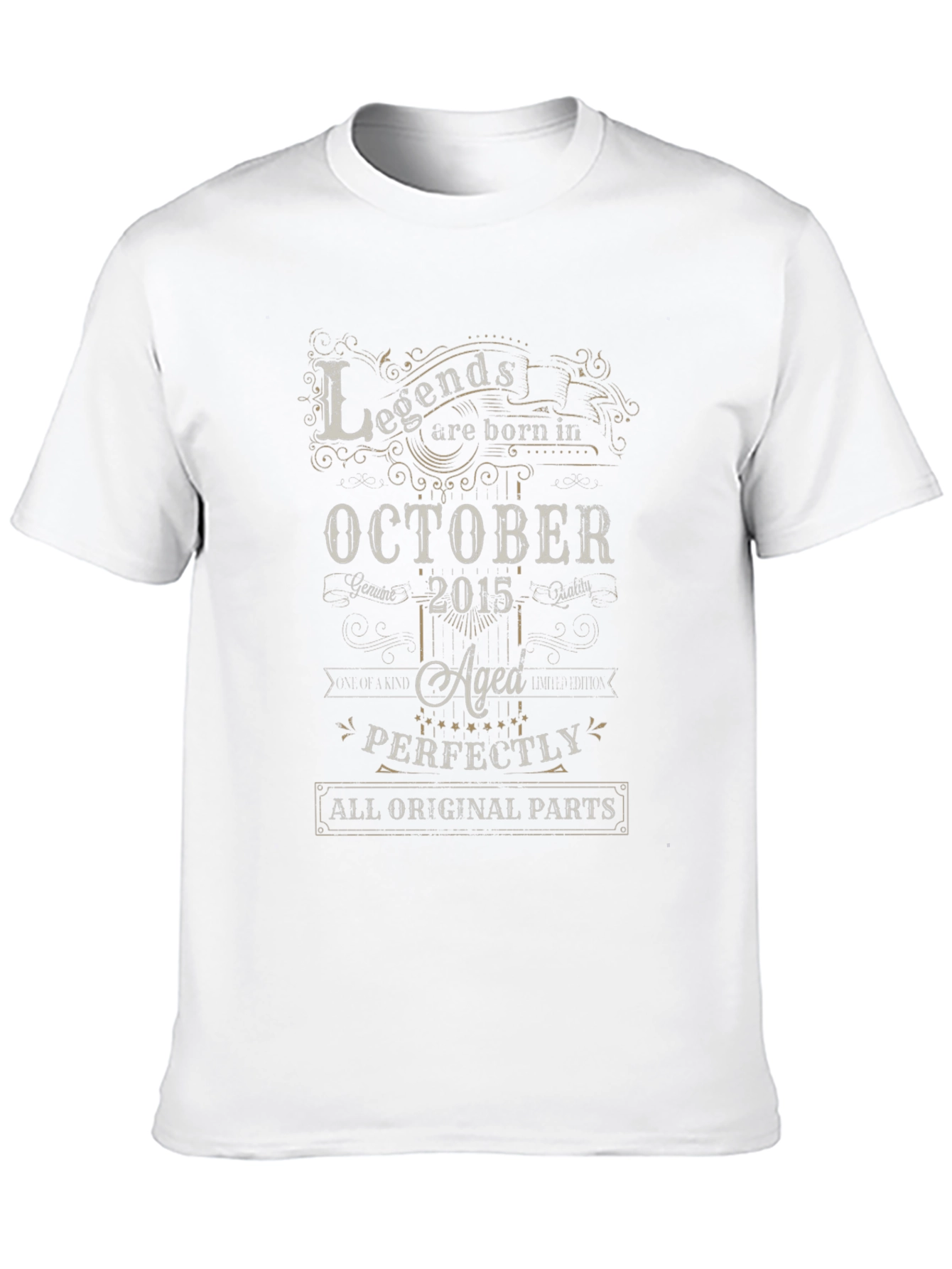 Legends Born in October 2015 T-Shirt
