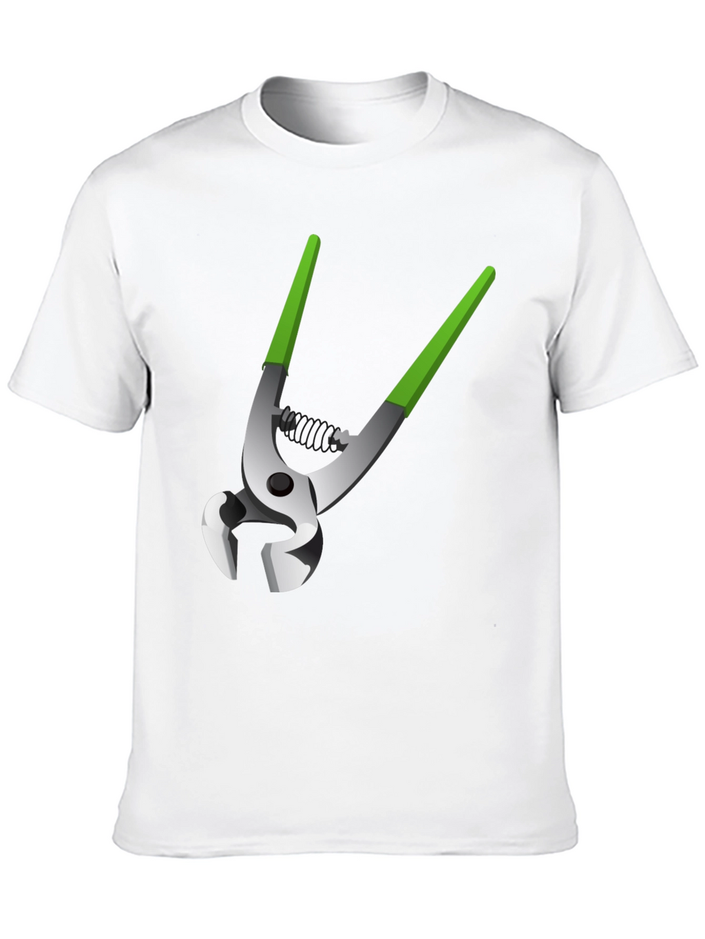 Novelty Pliers Graphic Tee - Black Cotton Blend