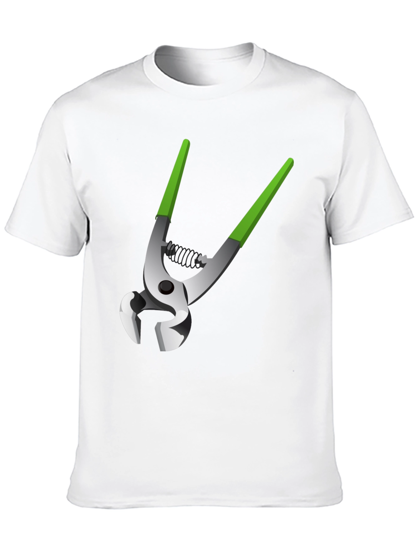 Novelty Pliers Graphic Tee - Black Cotton Blend