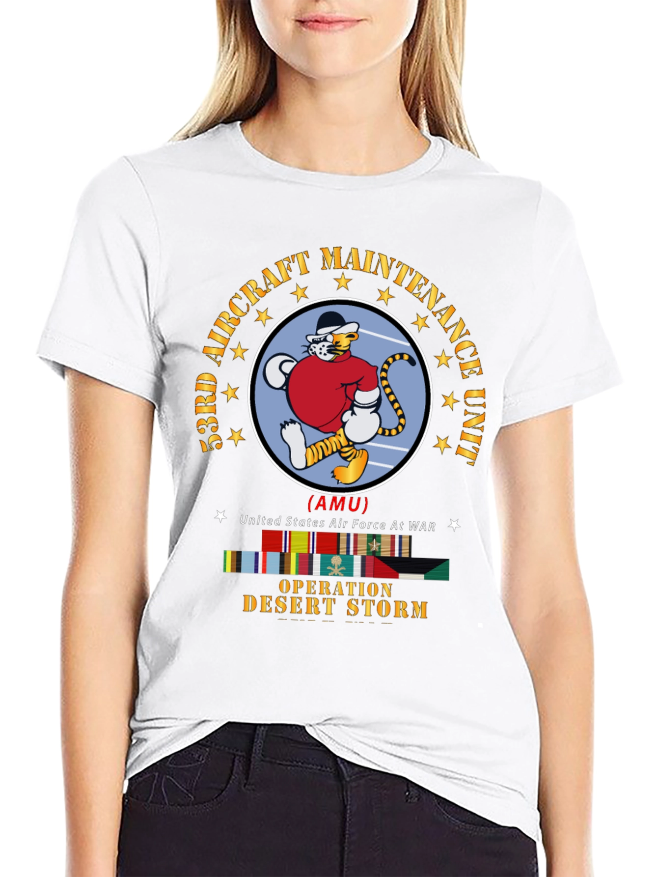 53rd Aircraft Maintenance Unit Operation Desert Storm T-Shirt