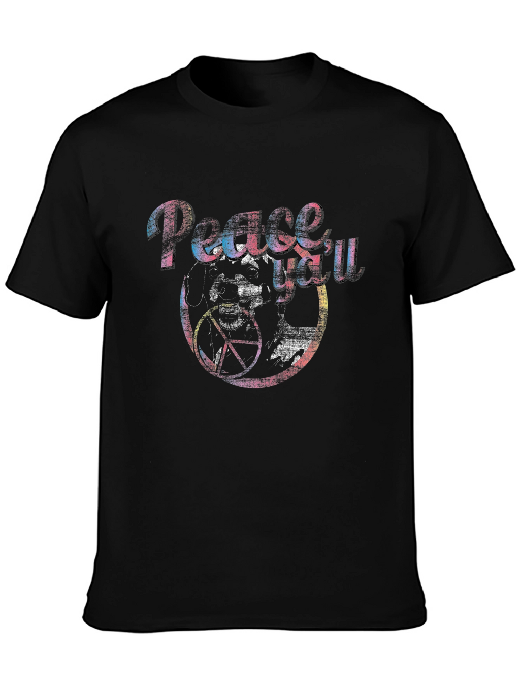 Peace Yall Graphic Tee - Retro Style